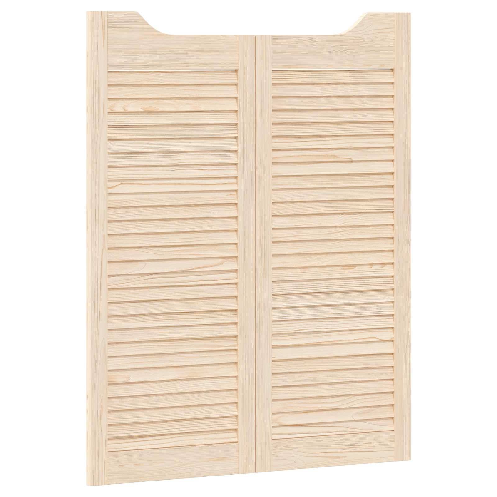 vidaXL Schwingtüren Natur 100 x 40 cm Massives Kiefernholz