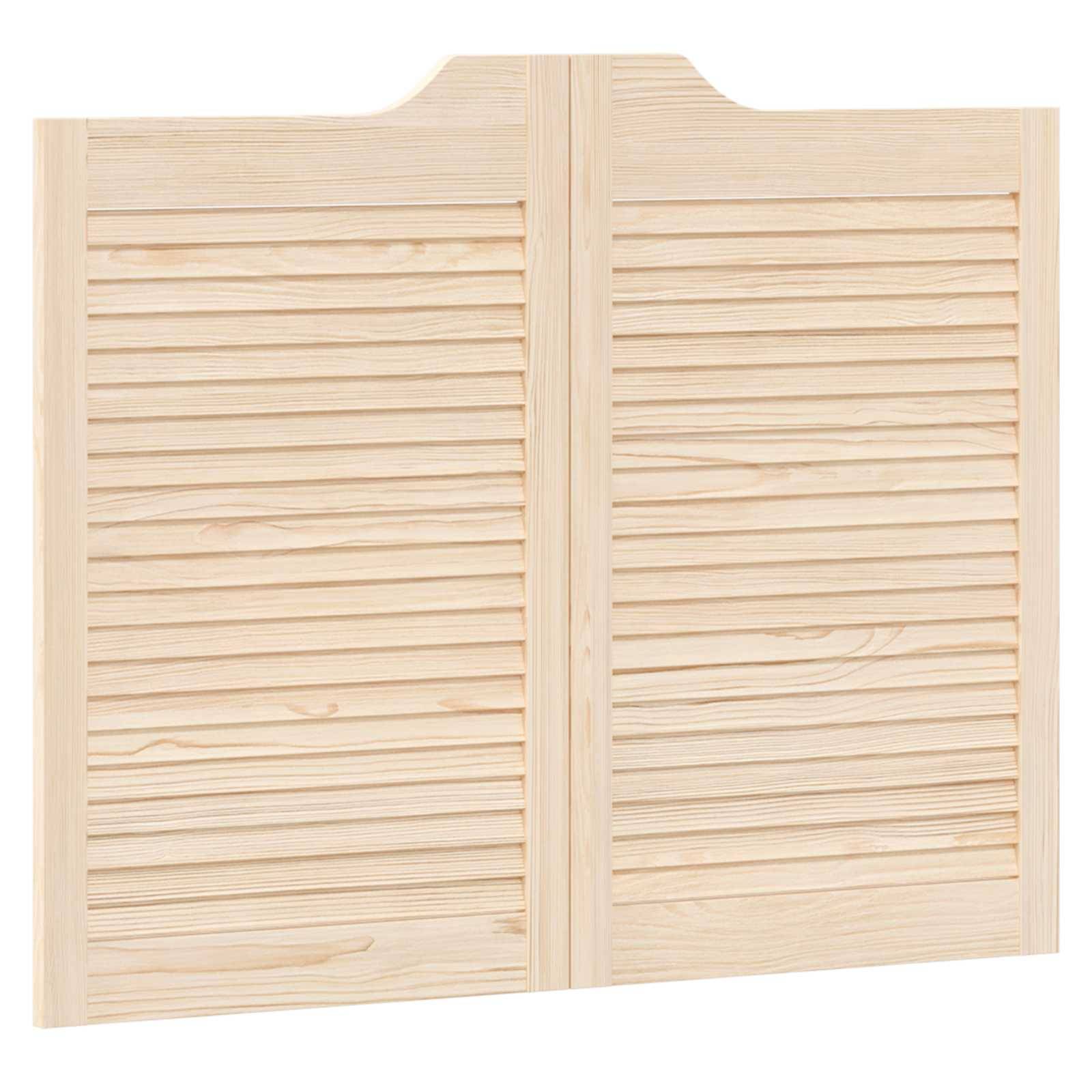 vidaXL Schwingtüren Natur 80 x 50 cm Massives Kiefernholz