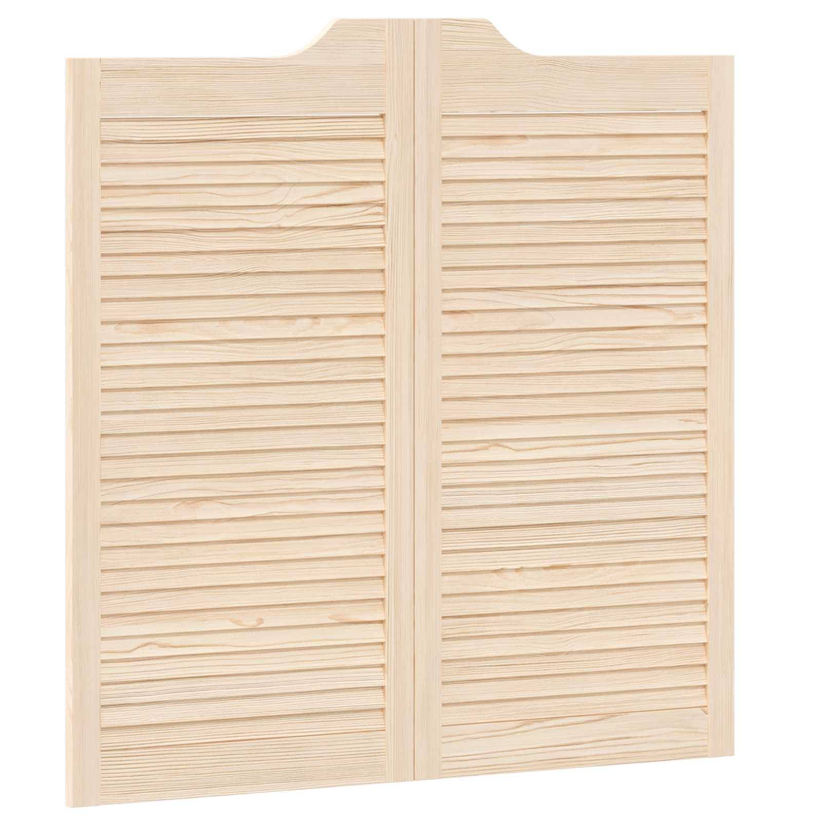 vidaXL Schwingtüren Natur 100 x 50 cm Massives Kiefernholz