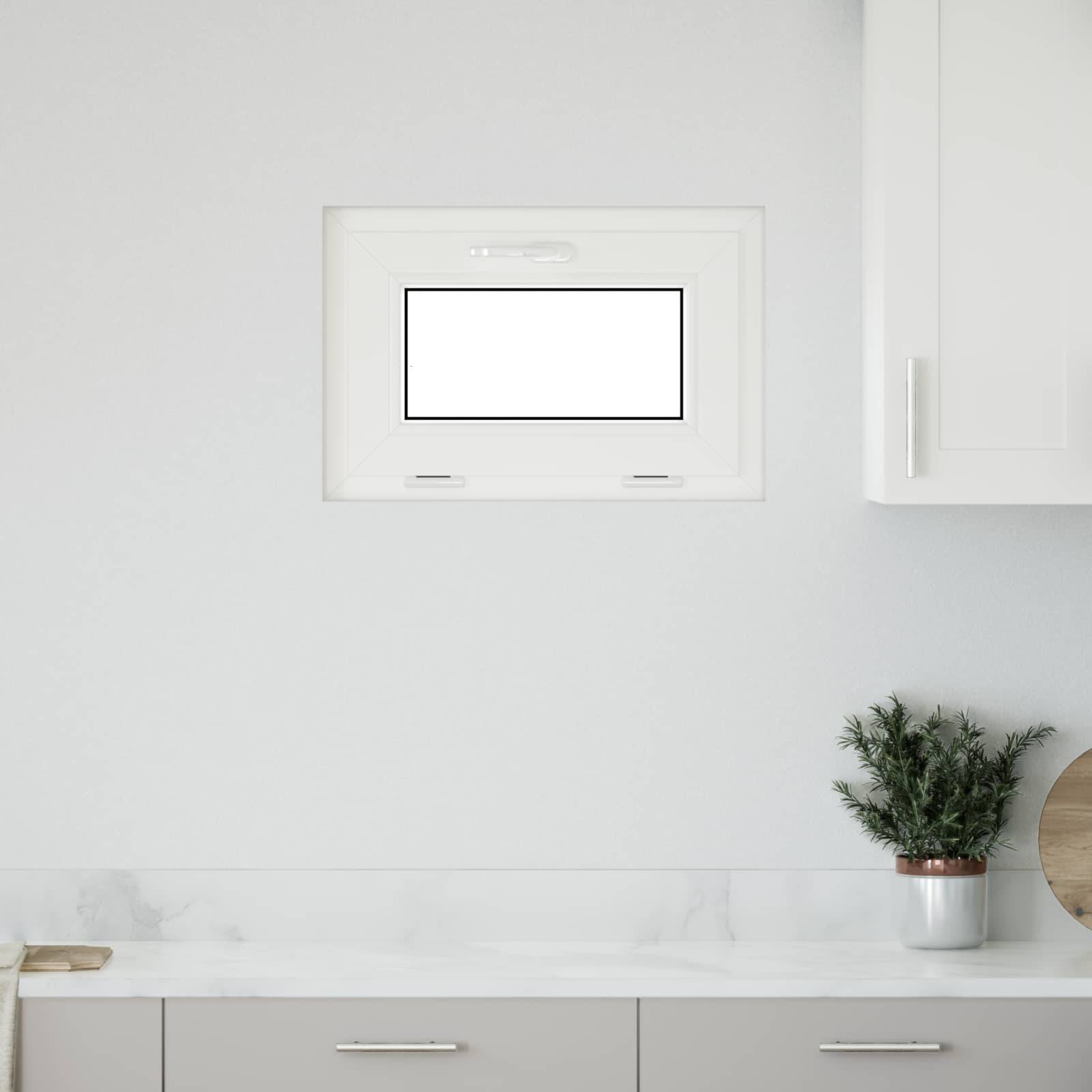 vidaXL Kellerfenster RISOR 60 x 40 cm PVC und Glas Anthrazit