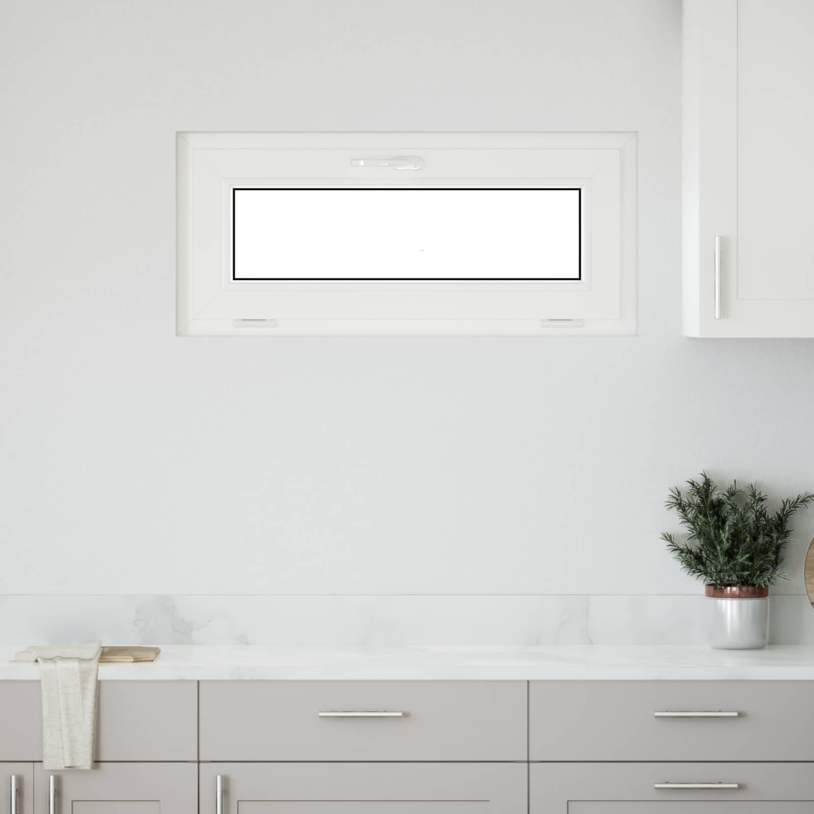 vidaXL Kellerfenster RISOR 90 x 40 cm PVC und Glas Anthrazit