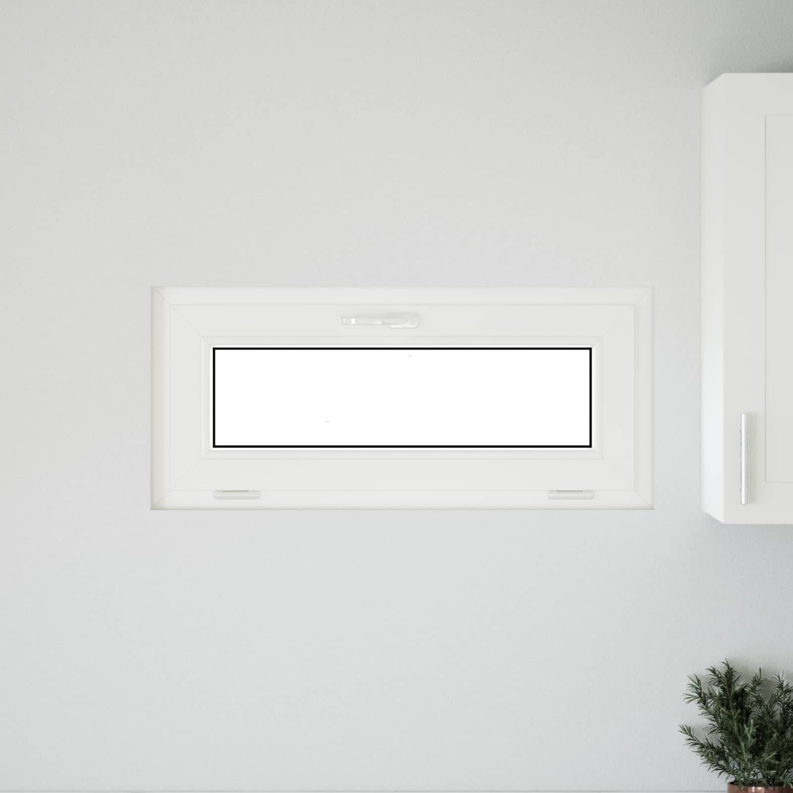 vidaXL Kellerfenster RISOR 90 x 40 cm PVC und Glas Anthrazit