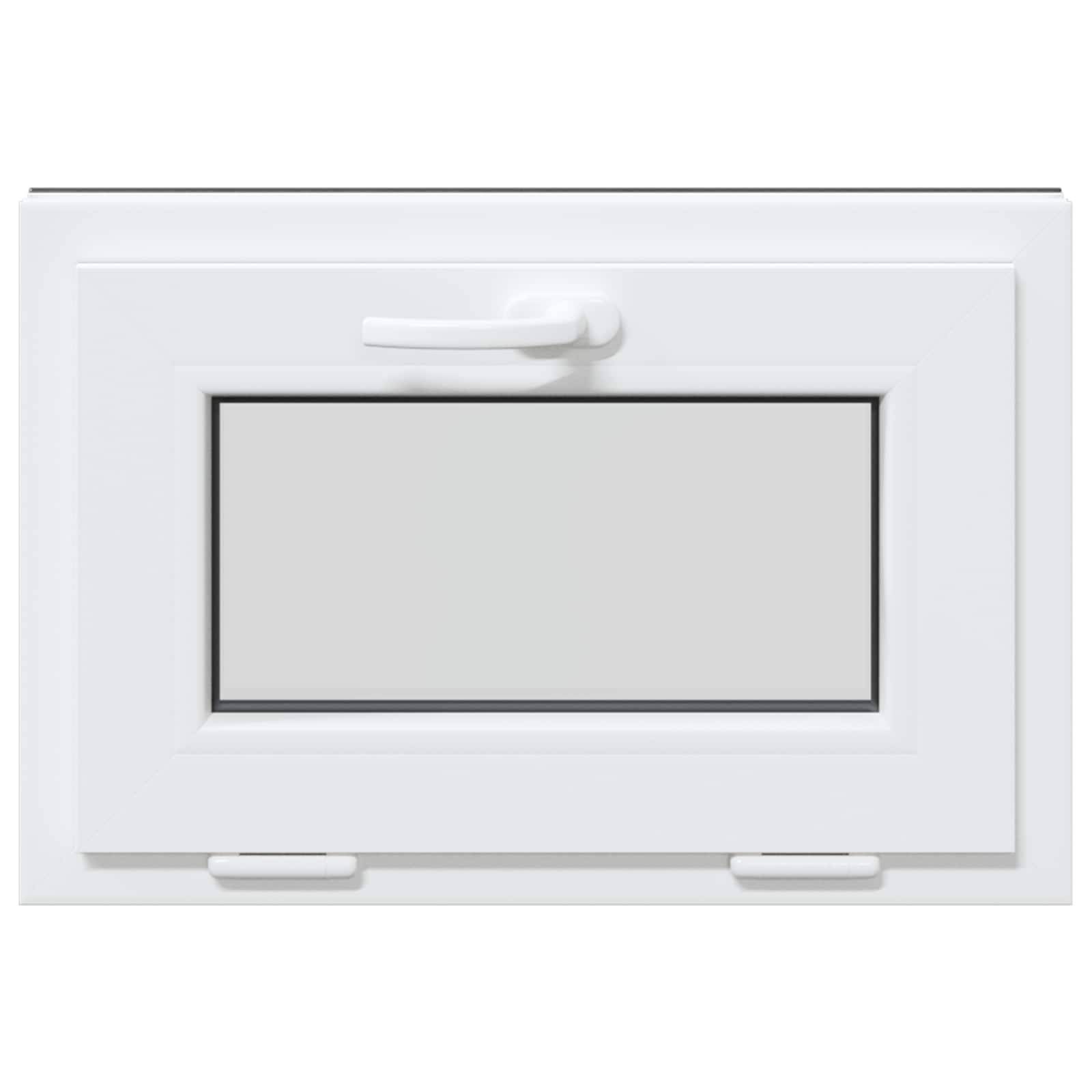 vidaXL Kellerfenster RISOR 60 x 40 cm PVC und Glas Anthrazit