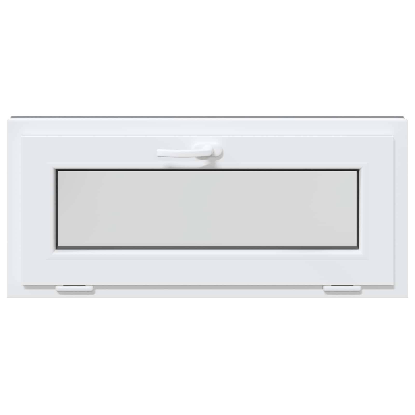 vidaXL Kellerfenster RISOR 90 x 40 cm PVC und Glas Anthrazit