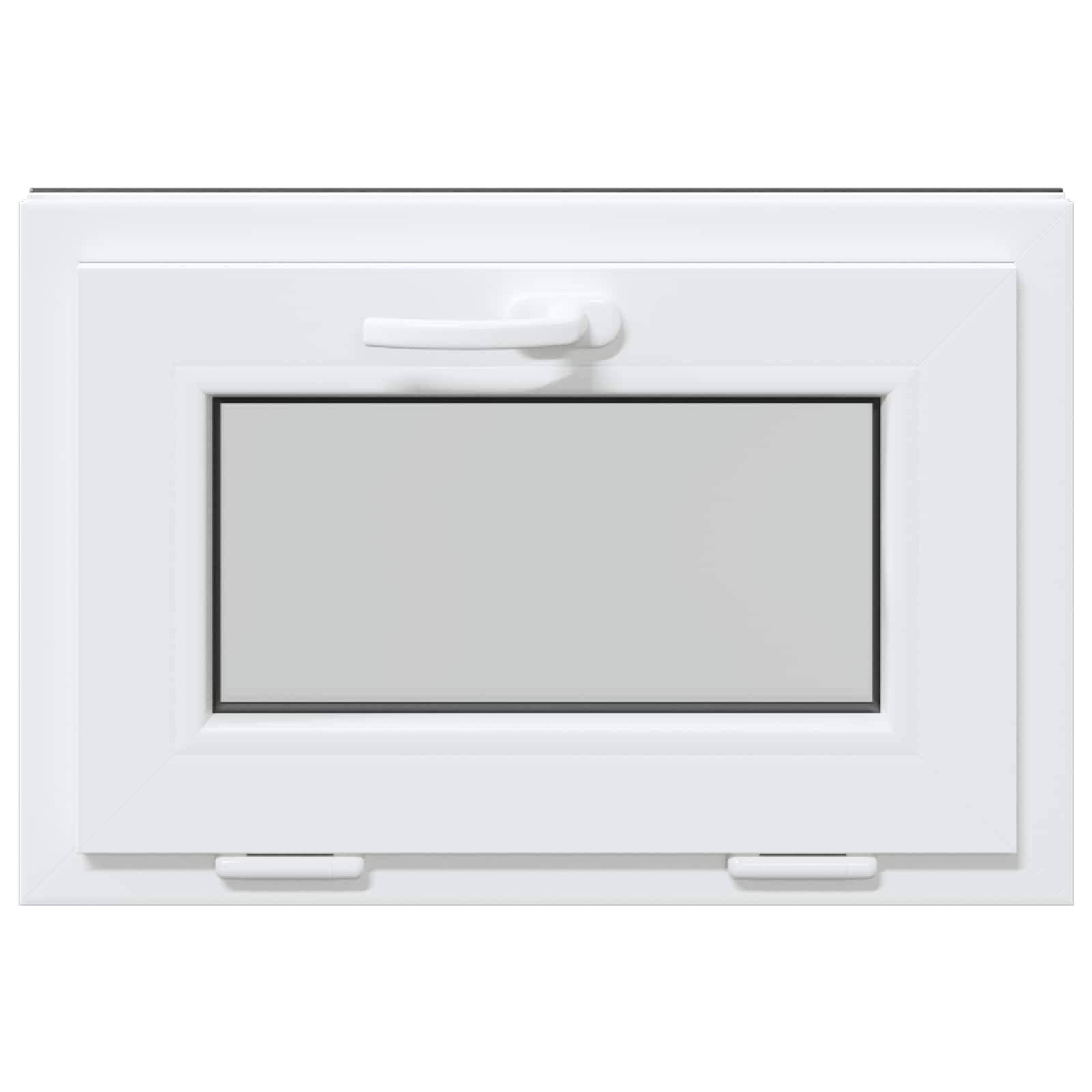 vidaXL Kellerfenster RISOR 60 x 40 cm PVC und Glas Anthrazit