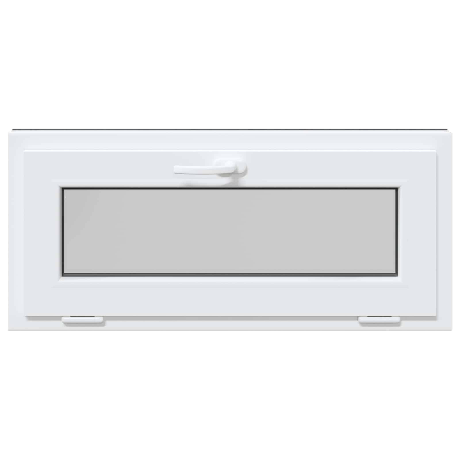 vidaXL Kellerfenster RISOR 90 x 40 cm PVC und Glas Anthrazit