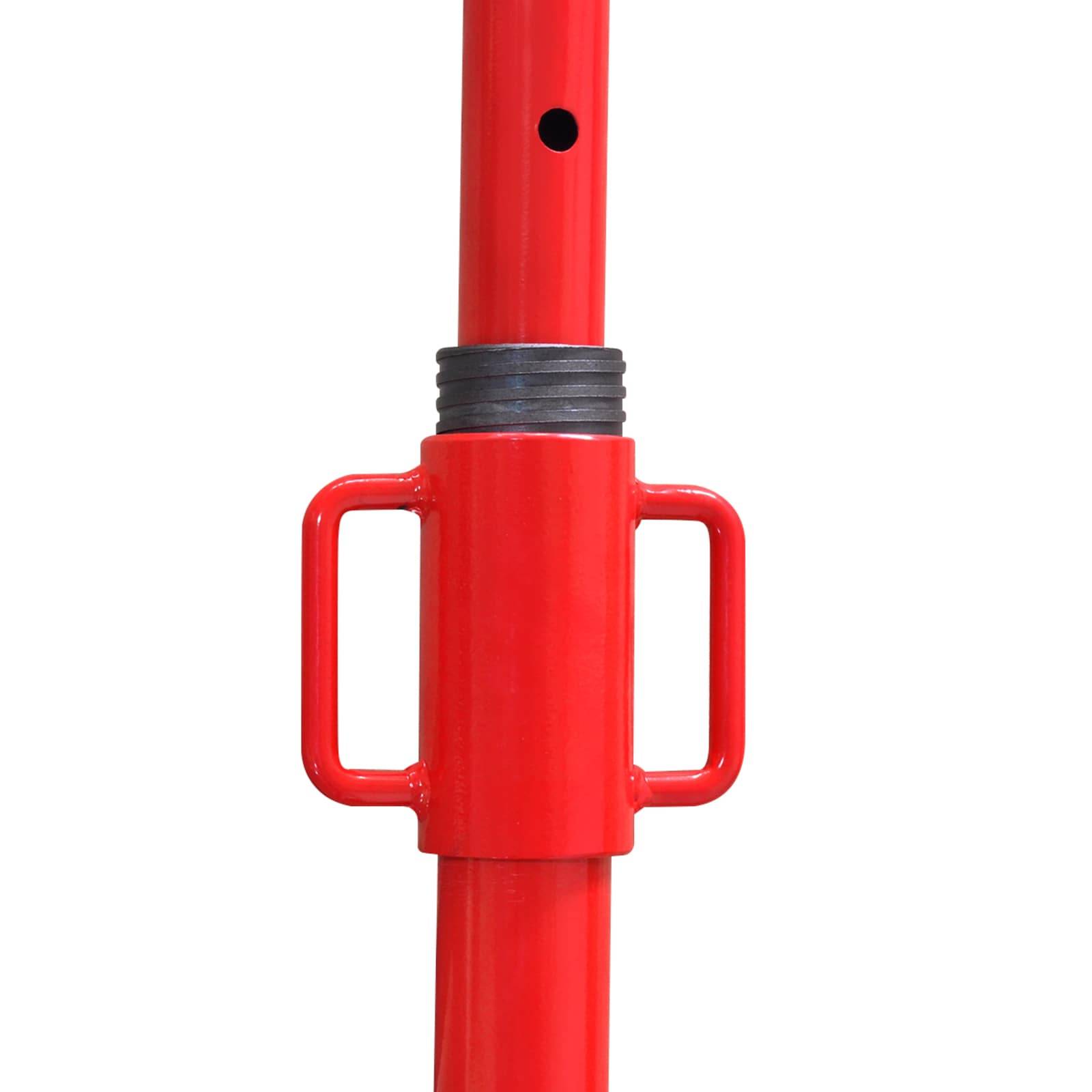 vidaXL Acrow-Stütze Rot 180 x 12,5 x 12,5 cm