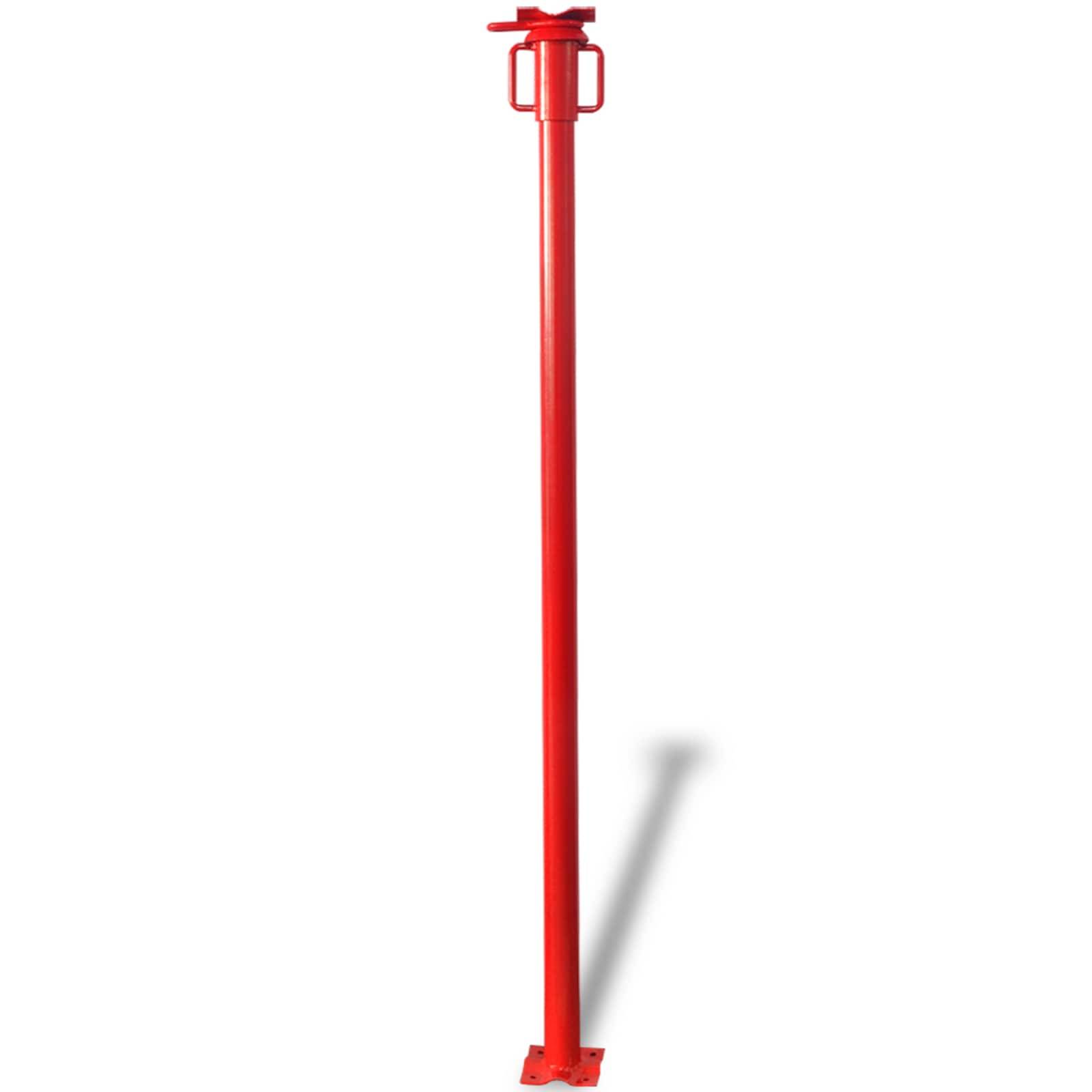 vidaXL Acrow-Stütze Rot 280 x 12 x 12 cm