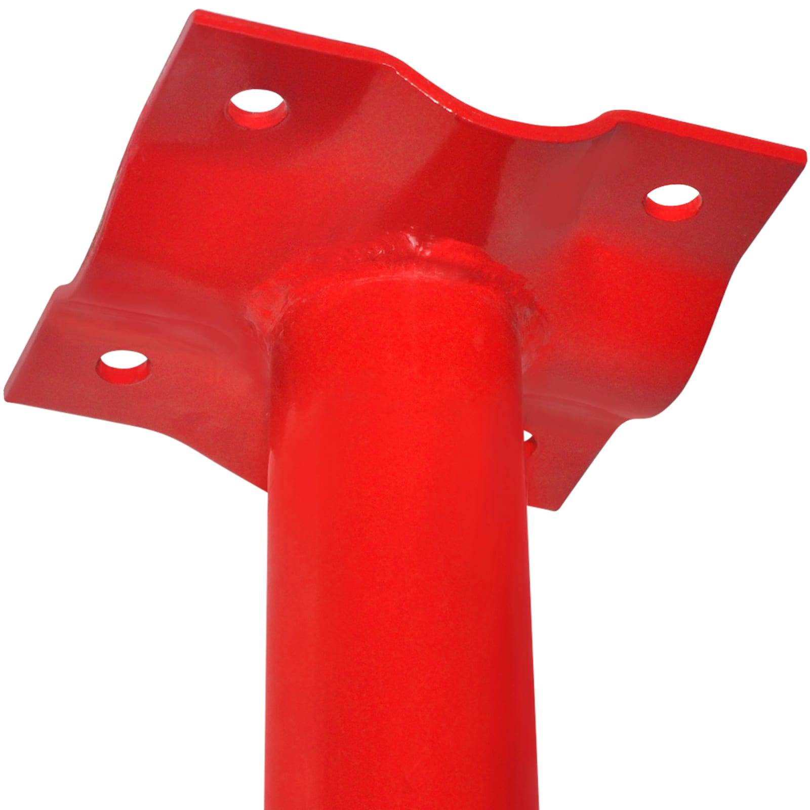 vidaXL Acrow-Stütze Rot 280 x 12 x 12 cm