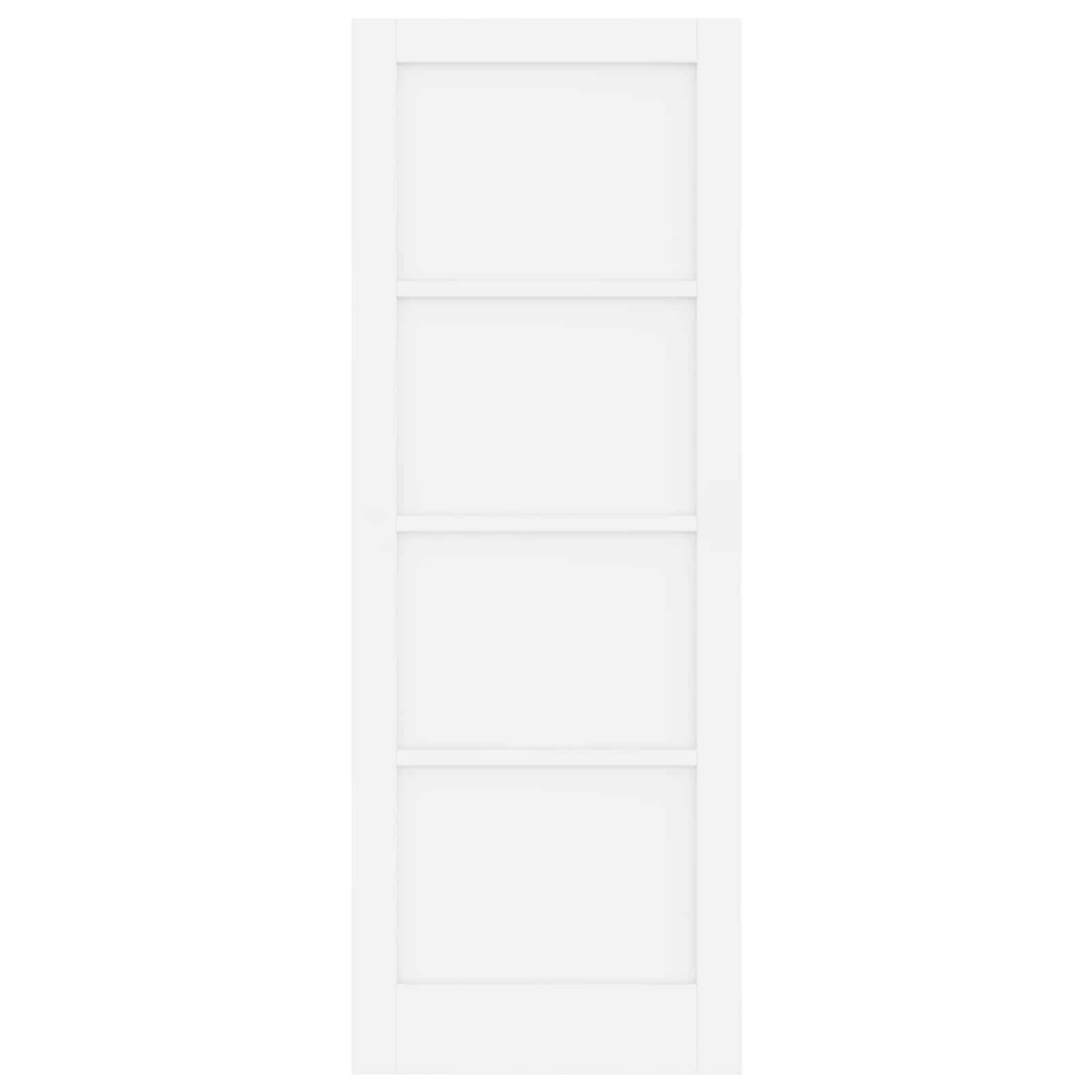 vidaXL Interior Tür Weiß 78 x 211 cm Sperrholz