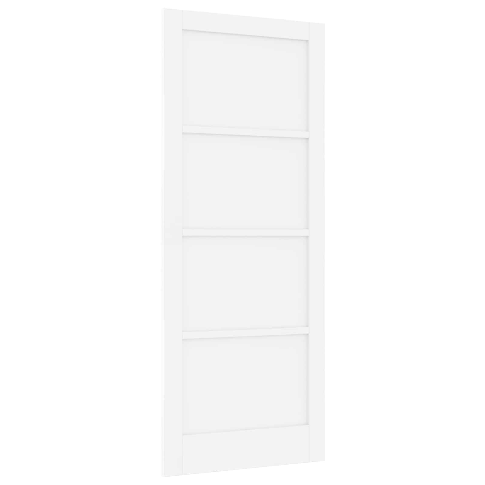 vidaXL Interior Tür Weiß 86 x 211 cm Sperrholz