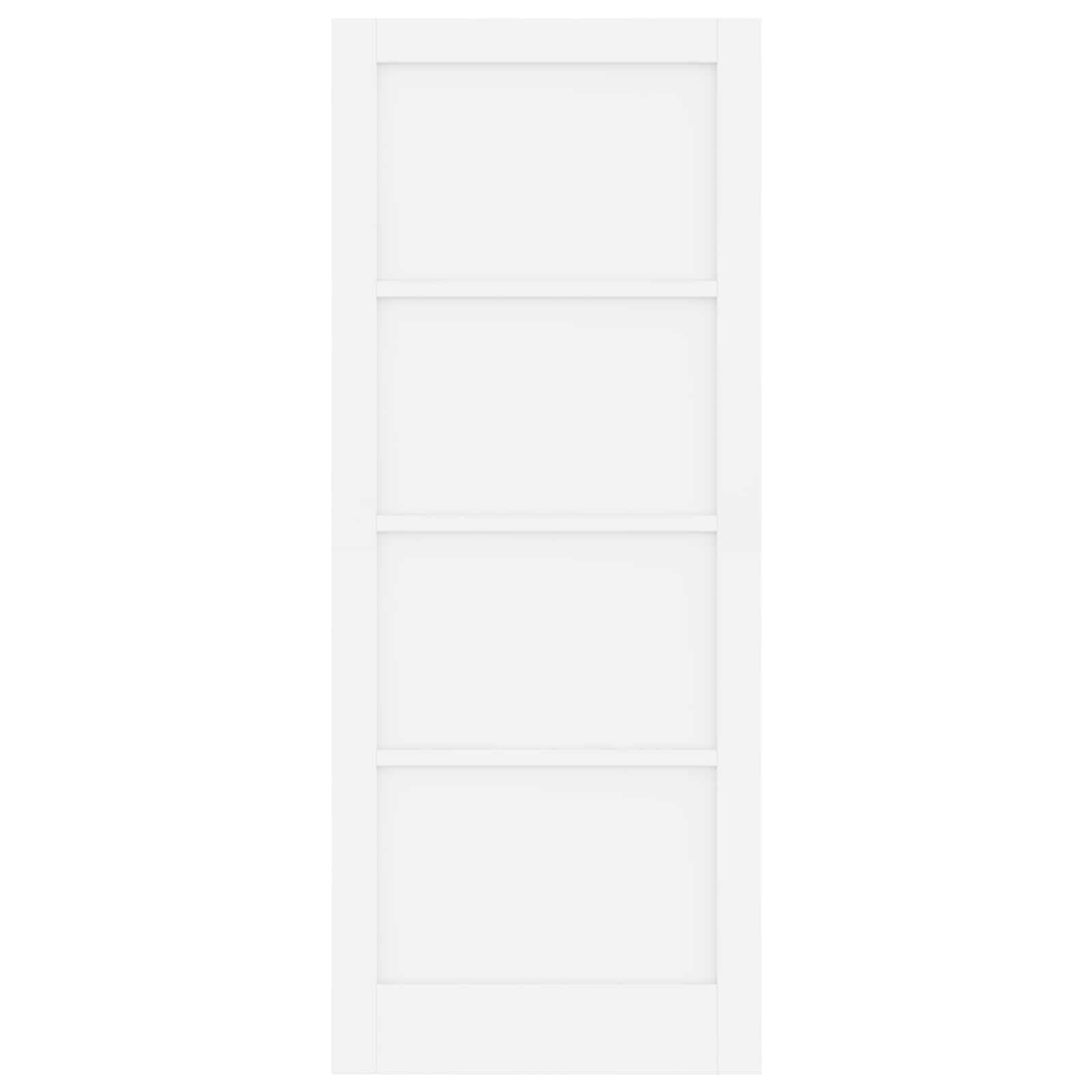 vidaXL Interior Tür Weiß 86 x 211 cm Sperrholz