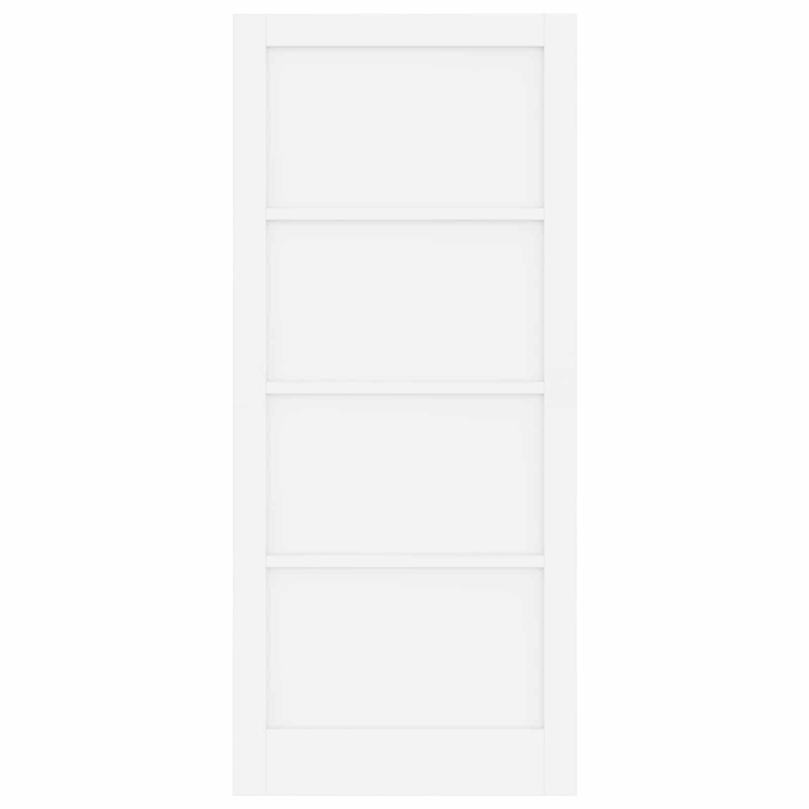 vidaXL Interior Tür Weiß 93 x 211 cm Sperrholz