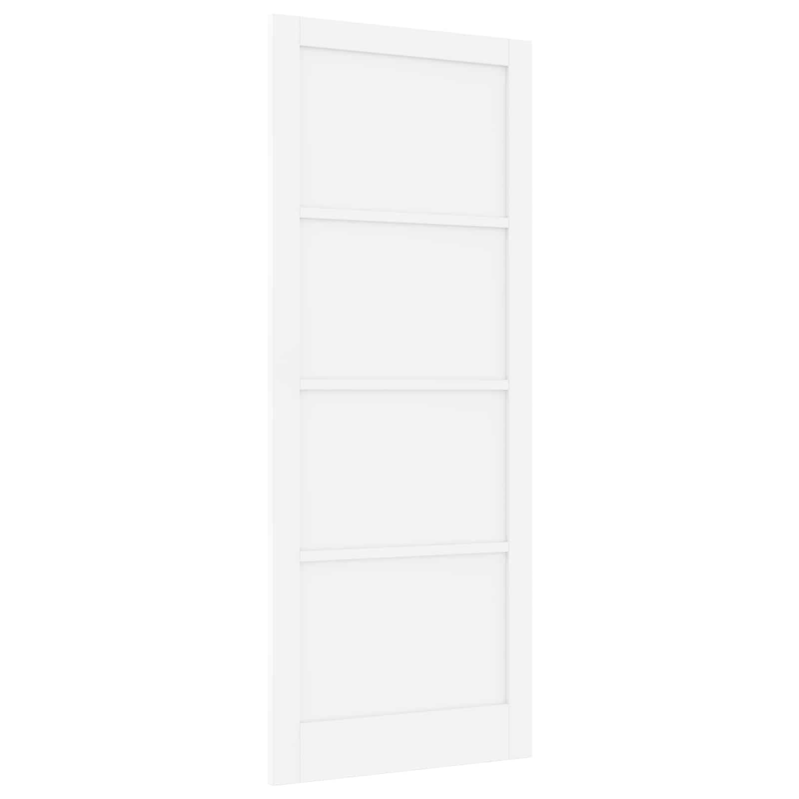 vidaXL Interior Tür Weiß 93 x 232 cm Sperrholz