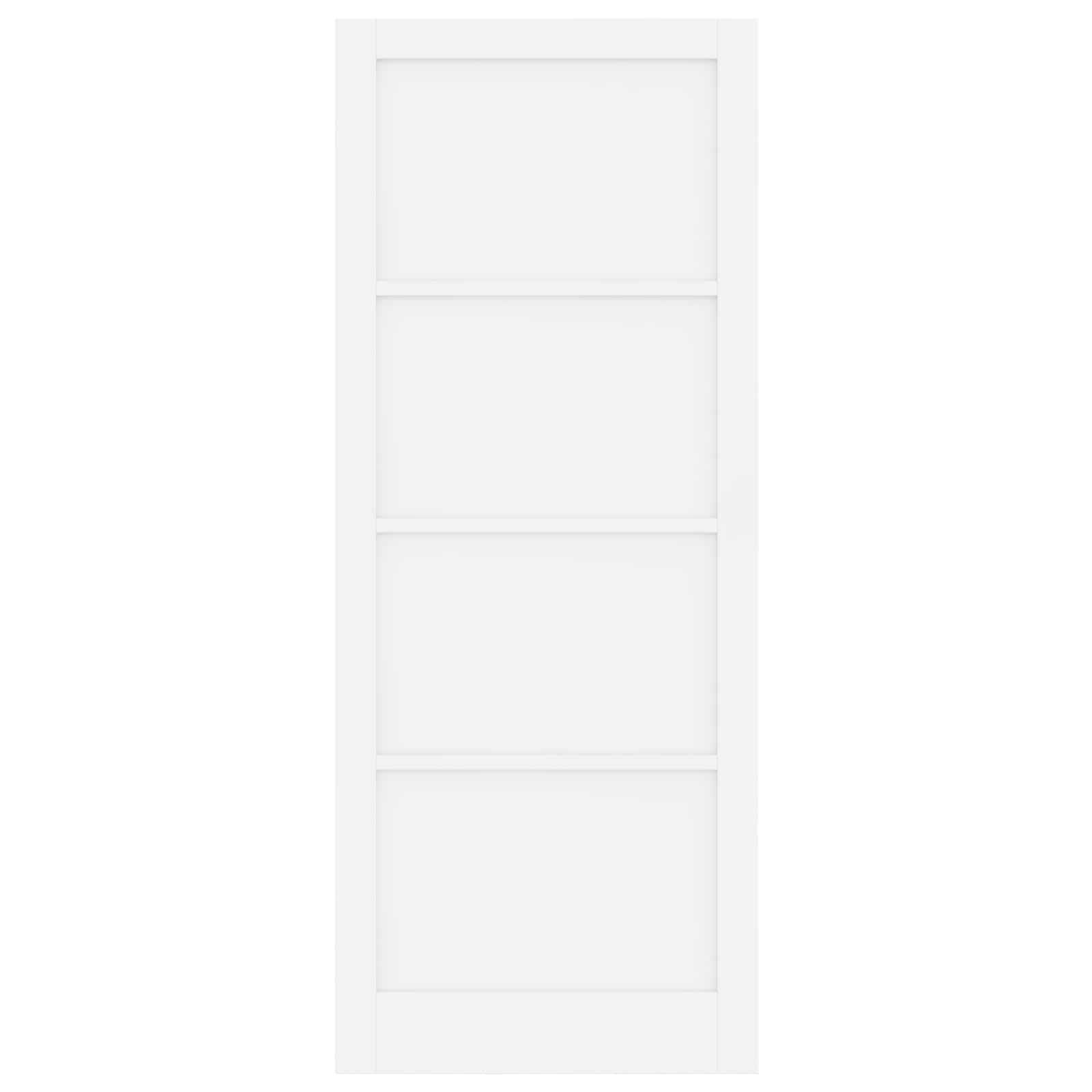 vidaXL Interior Tür Weiß 93 x 232 cm Sperrholz