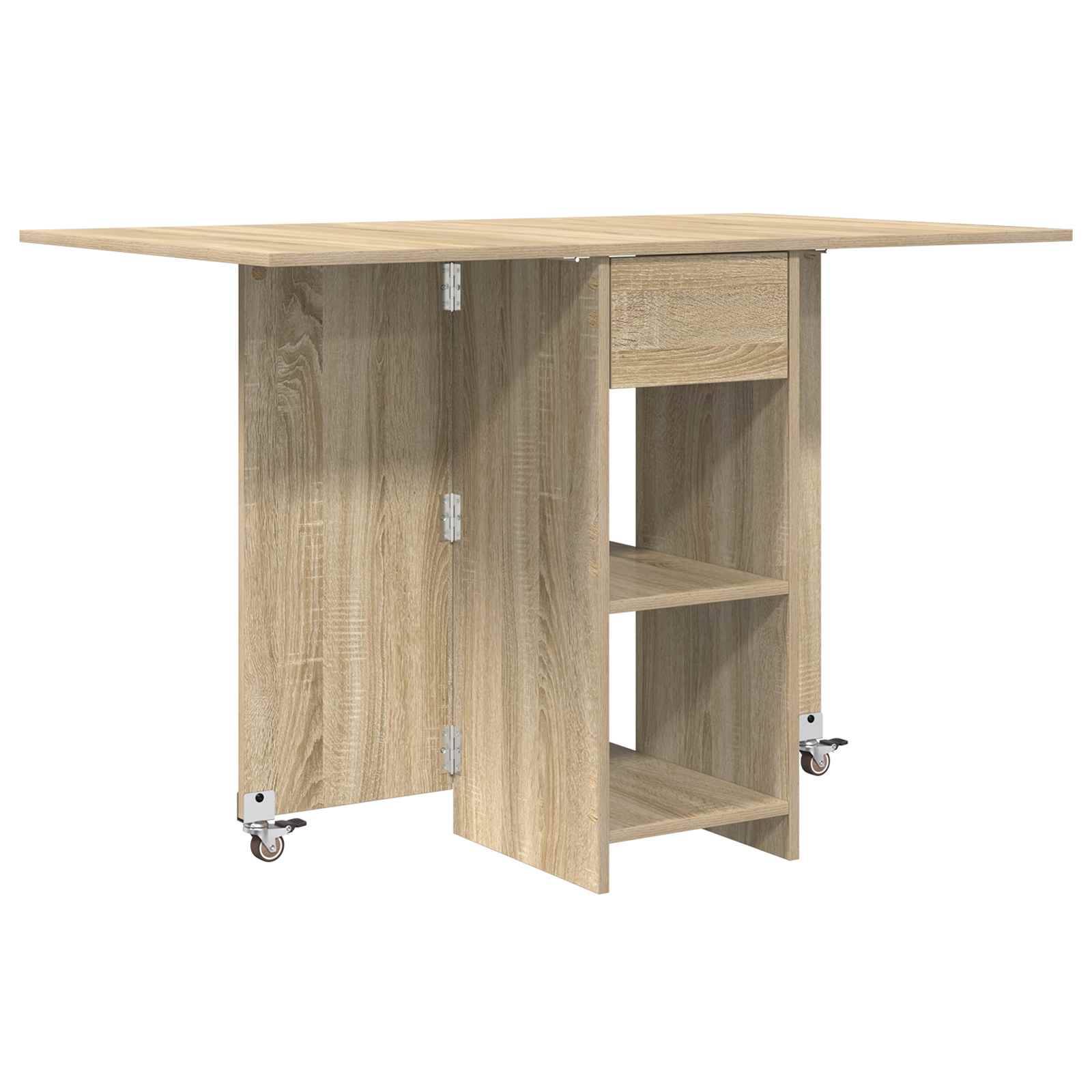 vidaXL Esstisch 115 x 70 x 75 cm Holzwerkstoff Sonoma-Eiche