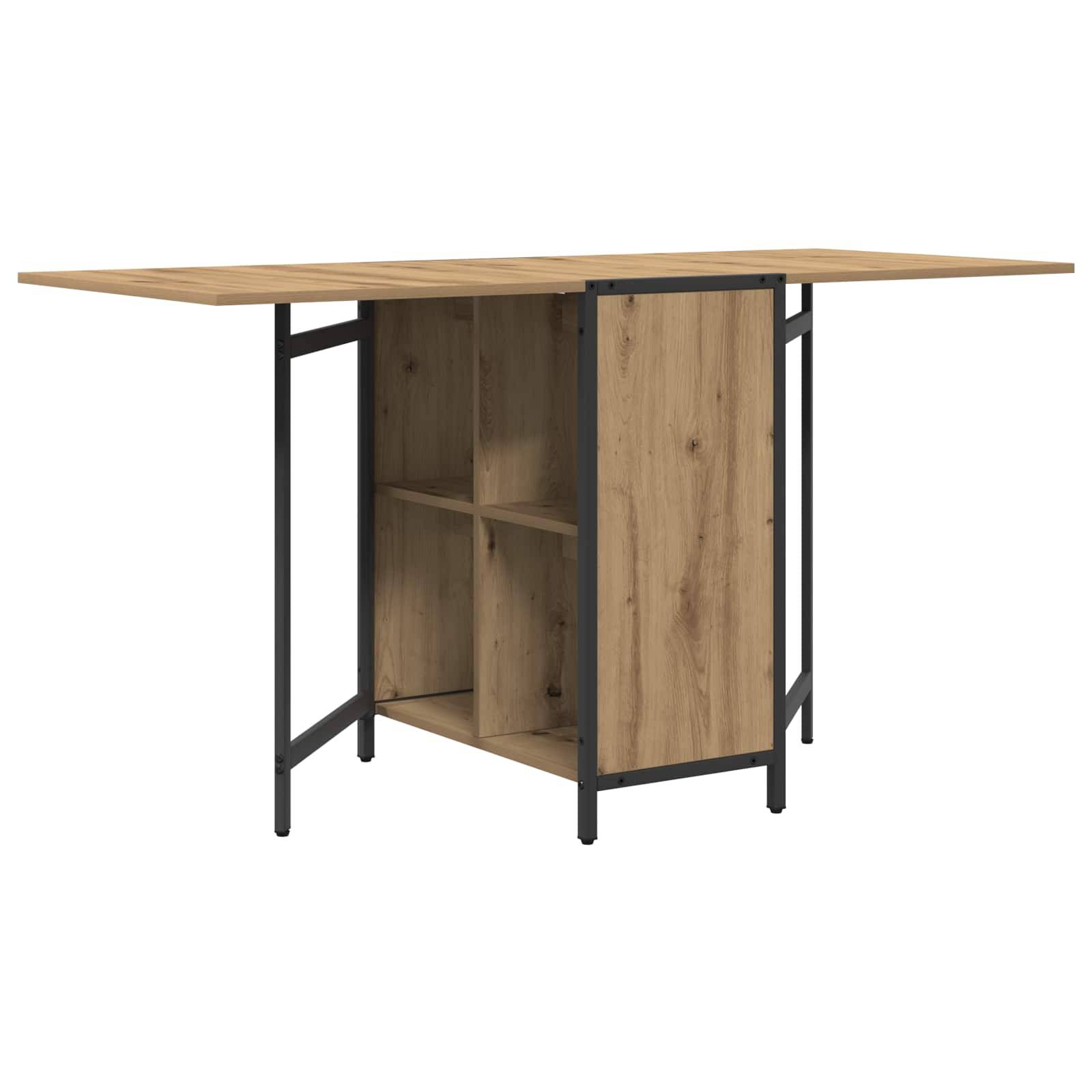 vidaXL Esstisch 144 x 60 x 75 cm Holzwerkstoff Artisan-Eiche