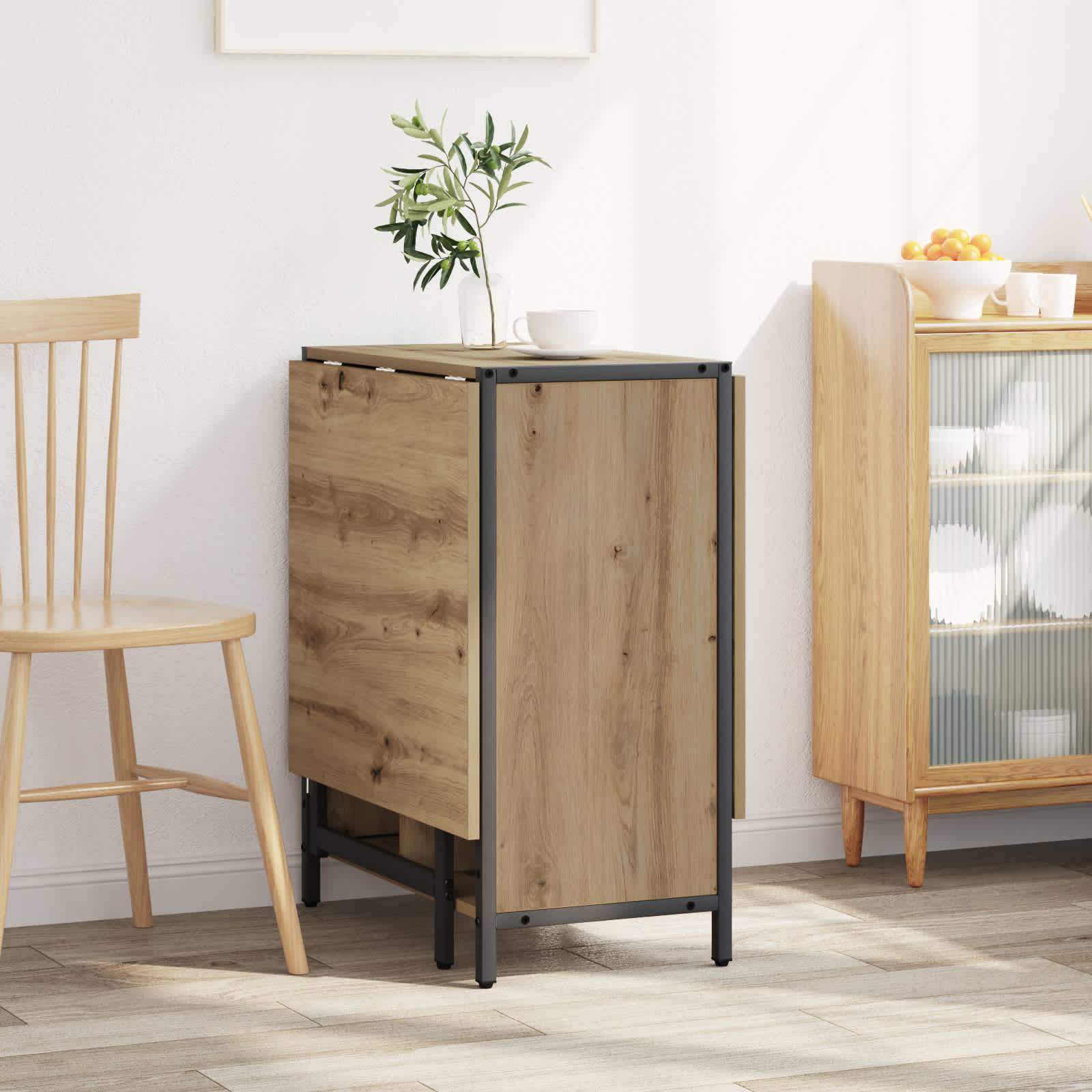 vidaXL Esstisch 144 x 60 x 75 cm Holzwerkstoff Artisan-Eiche
