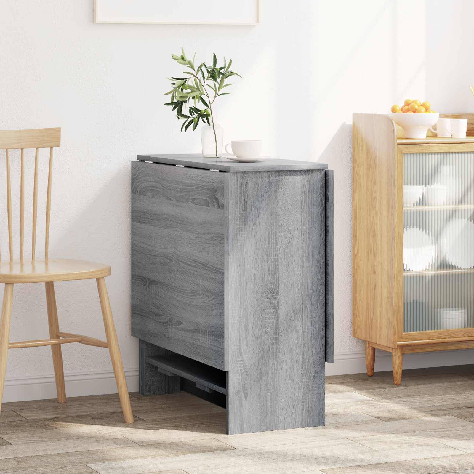vidaXL Esstisch 138 x 70 x 73,5 cm Holzwerkstoff Grau Sonoma