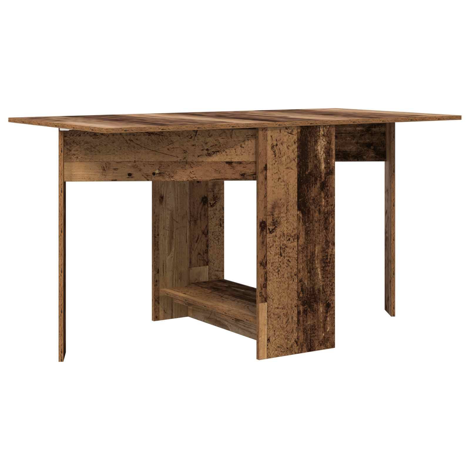 vidaXL Esstisch 138 x 70 x 73,5 cm Holzwerkstoff Altholz Rechtwinklig