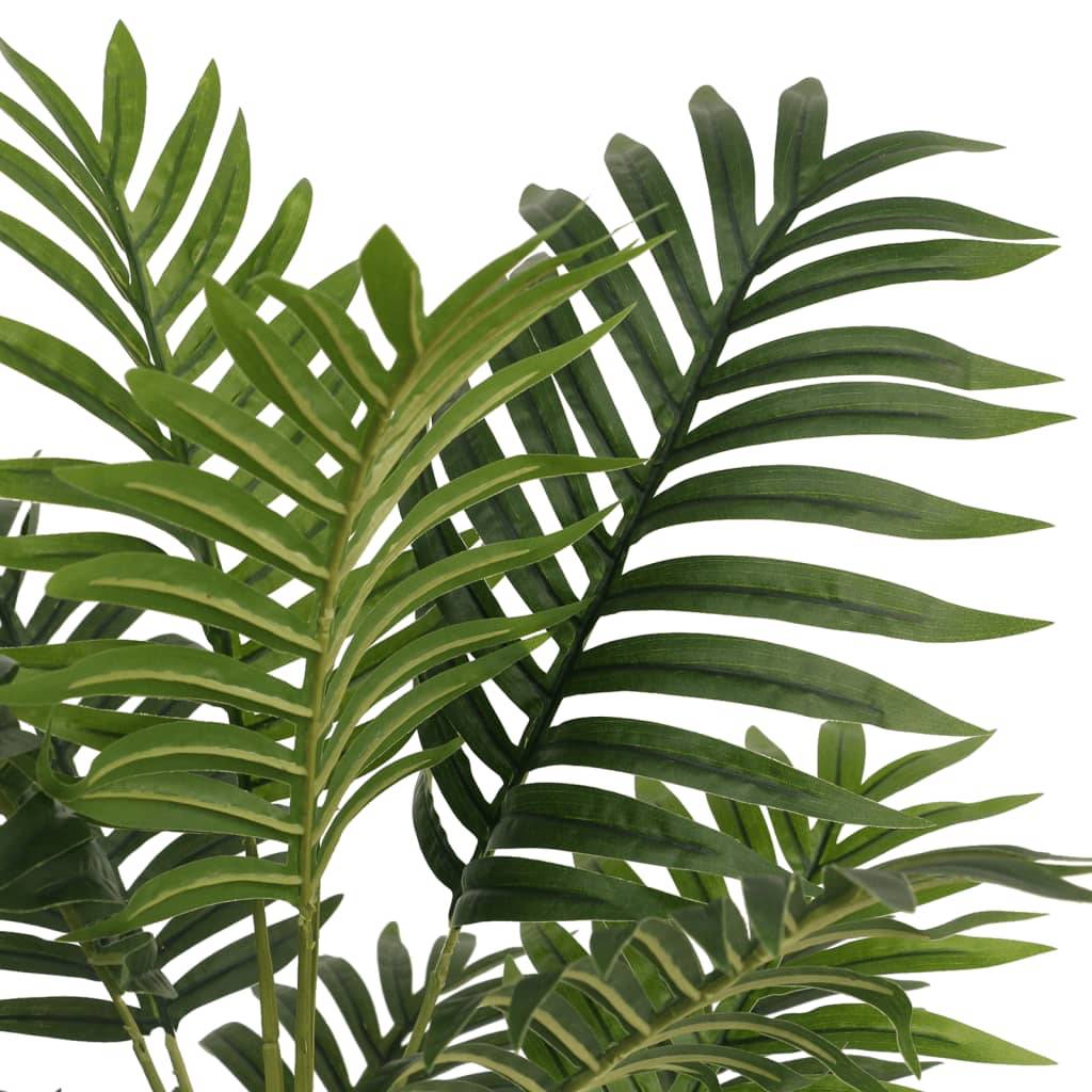 vidaXL Palme Künstlich mit 3 Stämmen Grün 85 cm PP