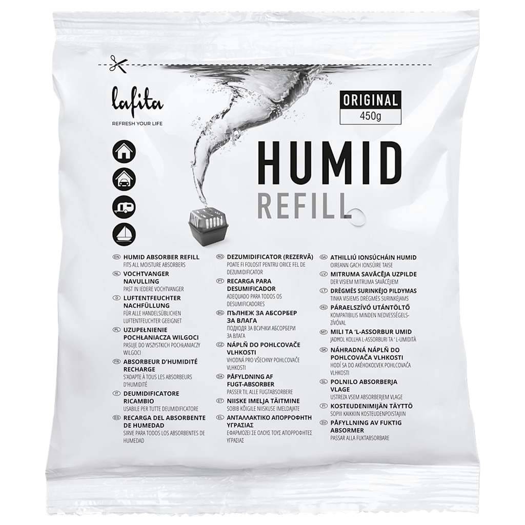 Lafita Nachfüllung für Luftentfeuchter 36 Stk. 450 g