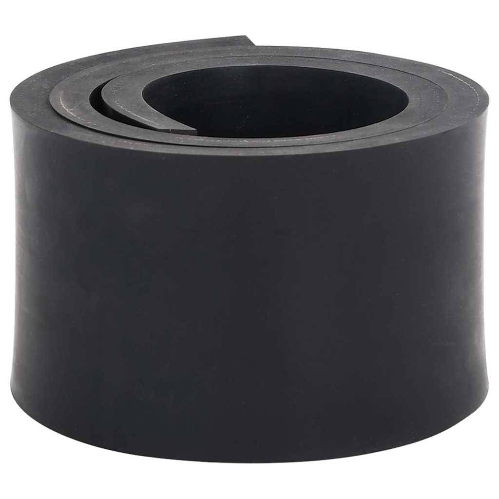 vidaXL Gummileiste für Schneepflug Schwarz 120x8x1 cm