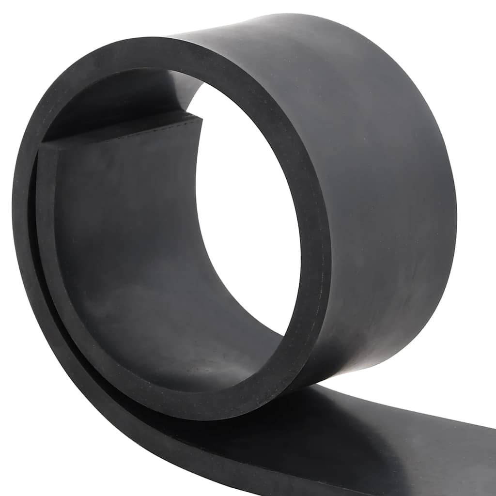 vidaXL Gummileiste für Schneepflug Schwarz 120x8x1 cm