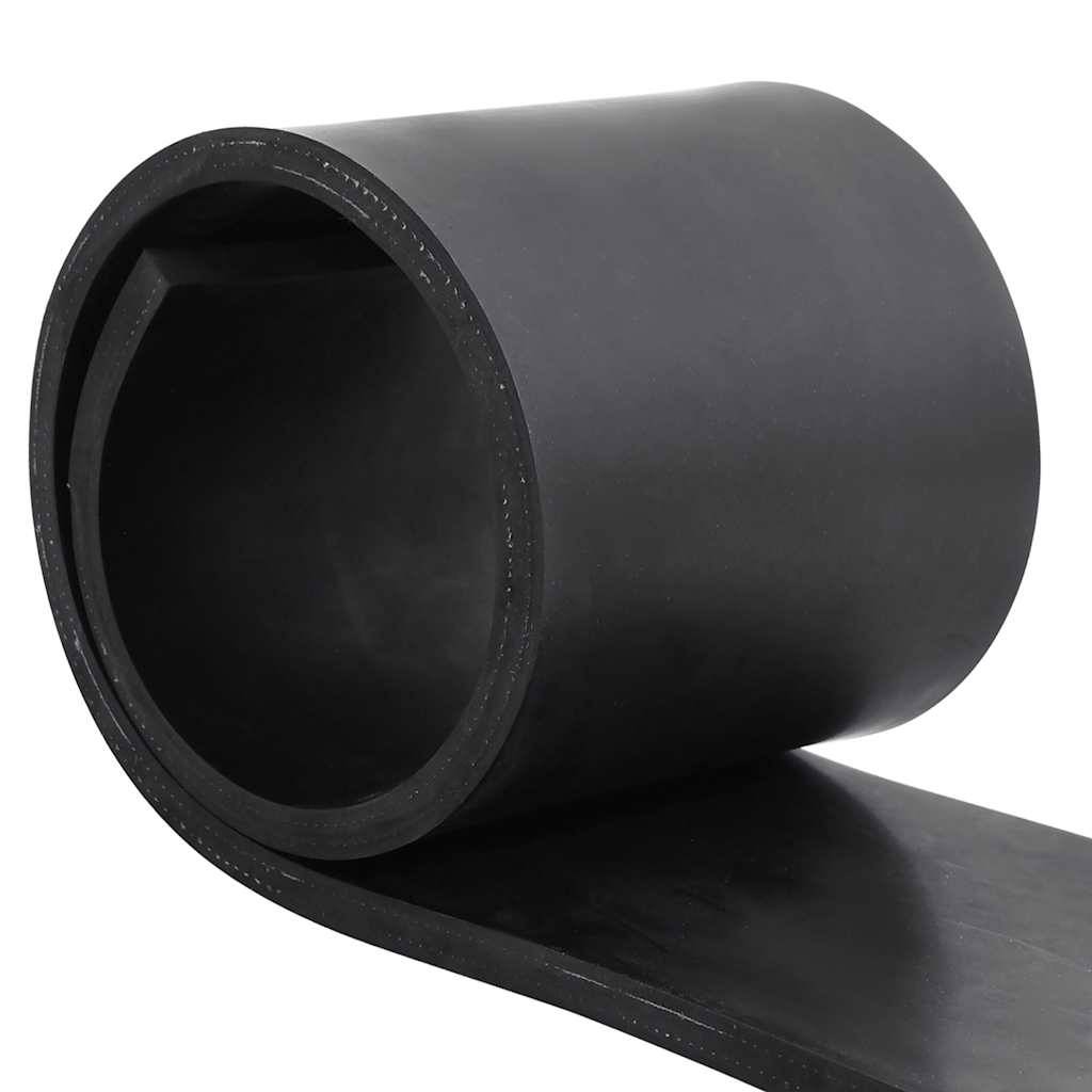 vidaXL Gummileiste für Schneepflug Schwarz 100x15x1 cm