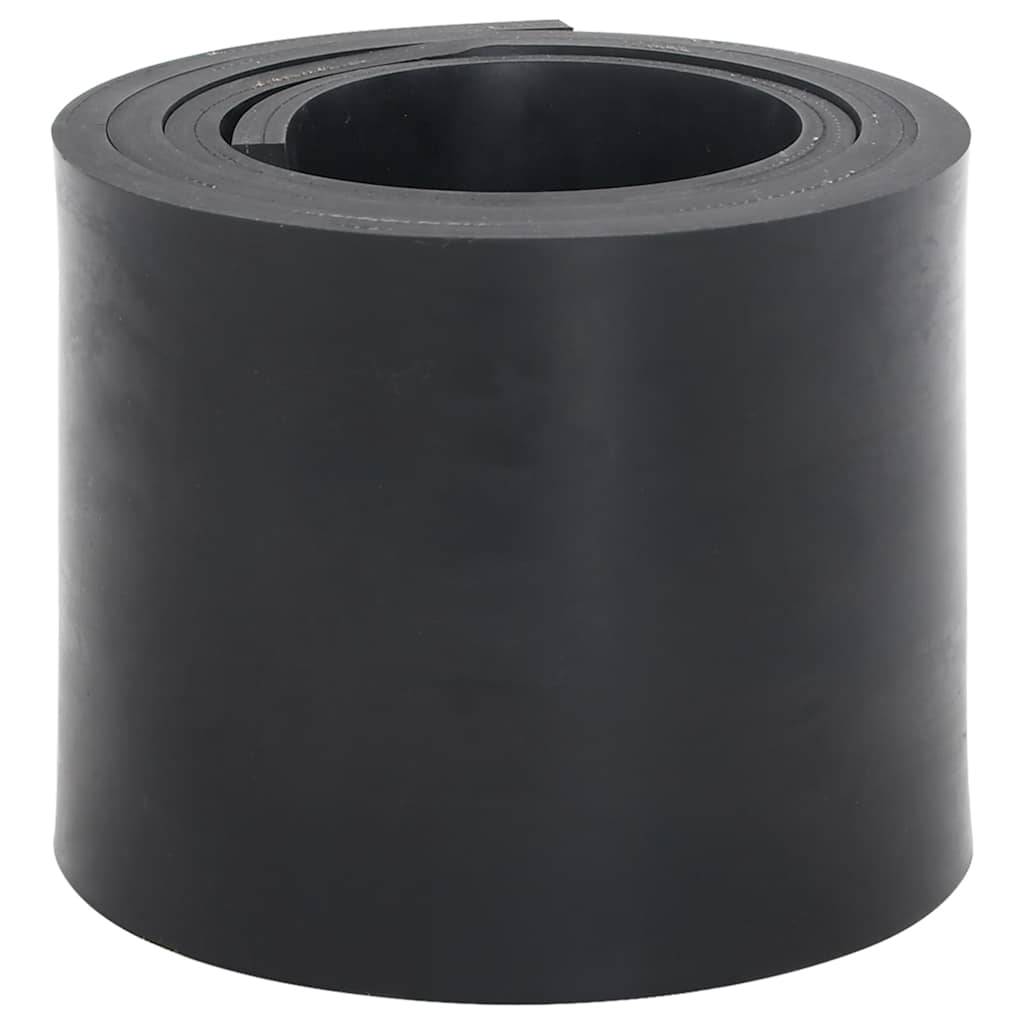 vidaXL Gummileiste für Schneepflug Schwarz 200x15x1 cm