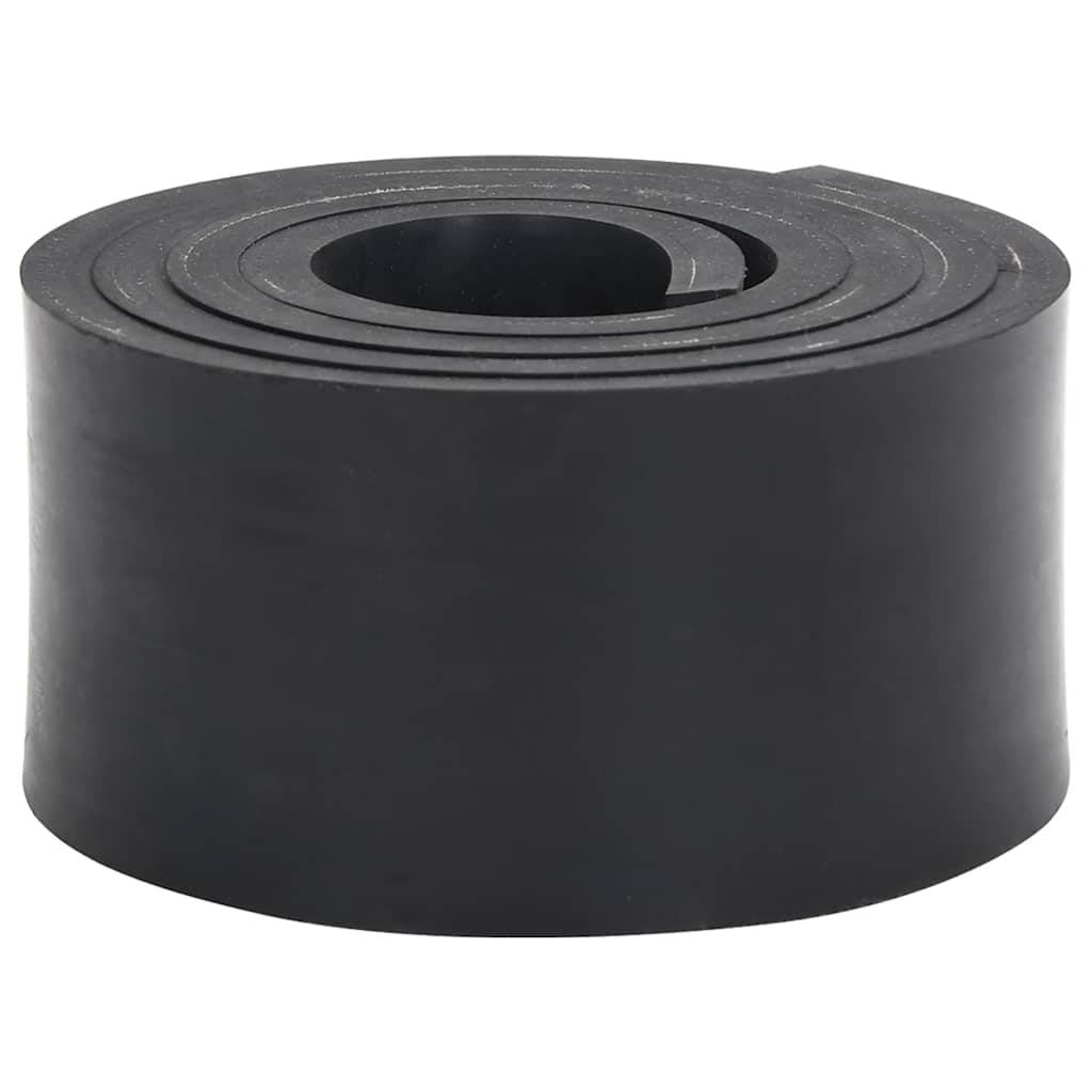 vidaXL Gummileiste für Schneepflug Schwarz 150x10x1 cm