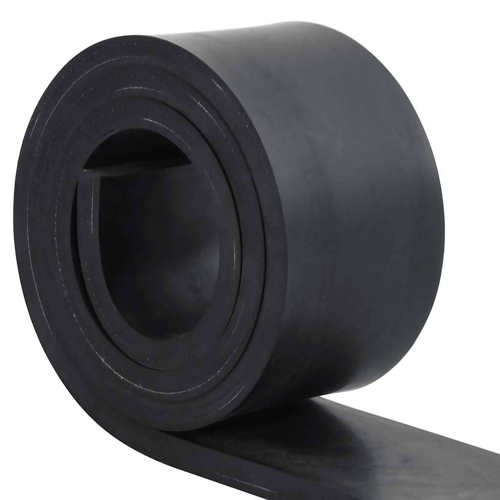 vidaXL Gummileiste für Schneepflug Schwarz 180x8x1 cm