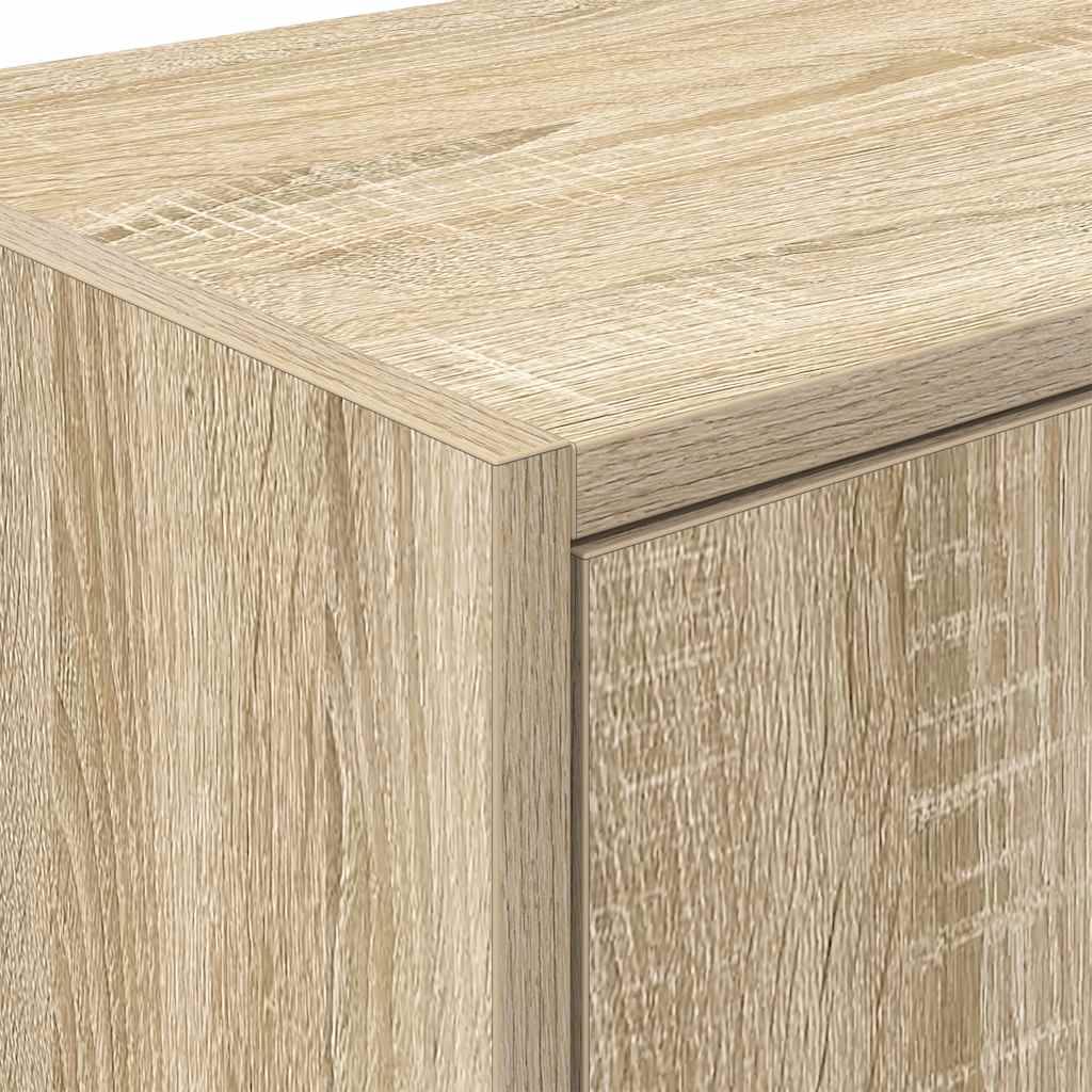 vidaXL Garagen-Wandschränke 2 Stk. Sonoma-Eiche Holzwerkstoff