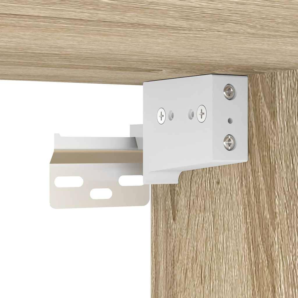 vidaXL Garagen-Wandschrank Sonoma-Eiche Holzwerkstoff