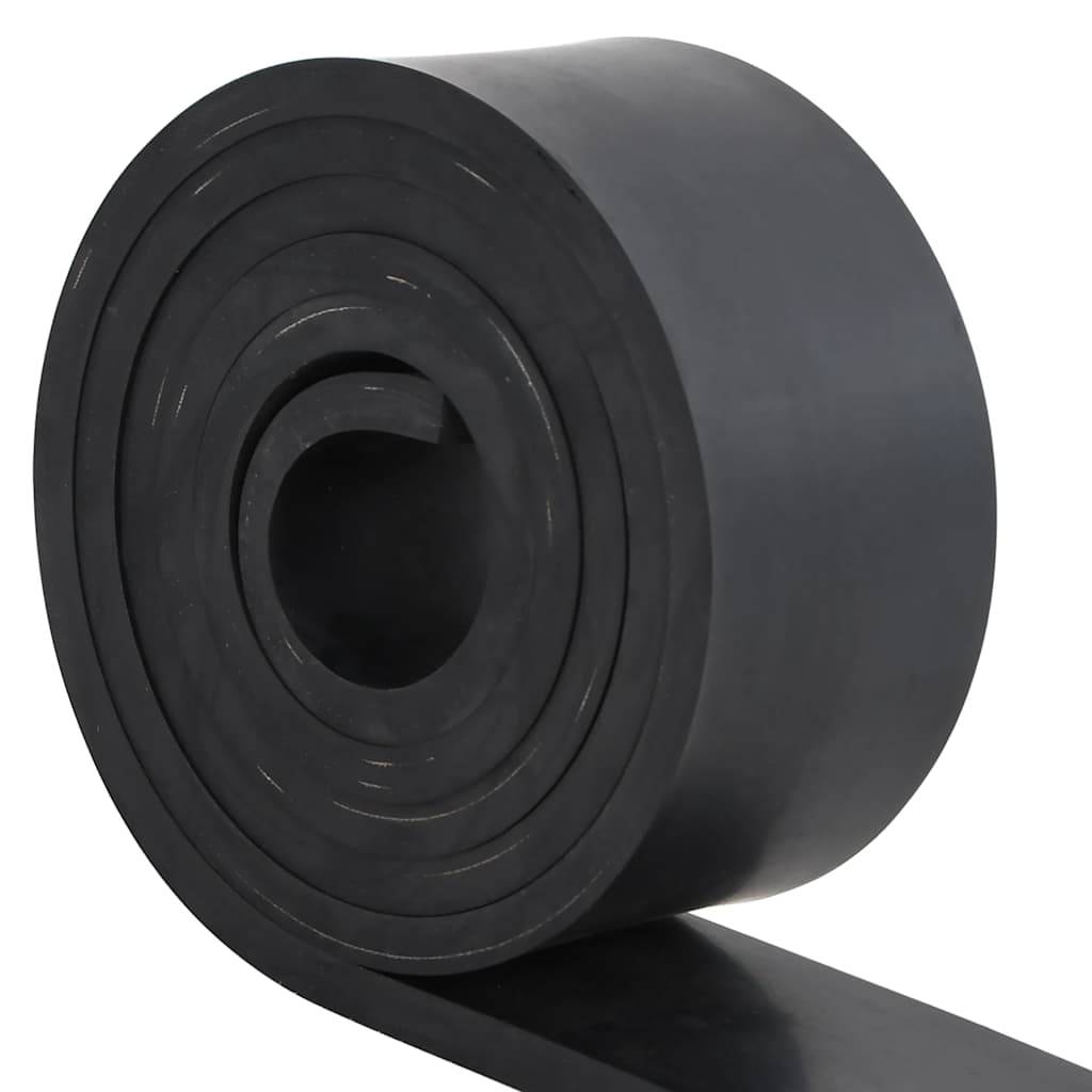 vidaXL Gummileiste für Schneepflug Schwarz 250x8x1 cm