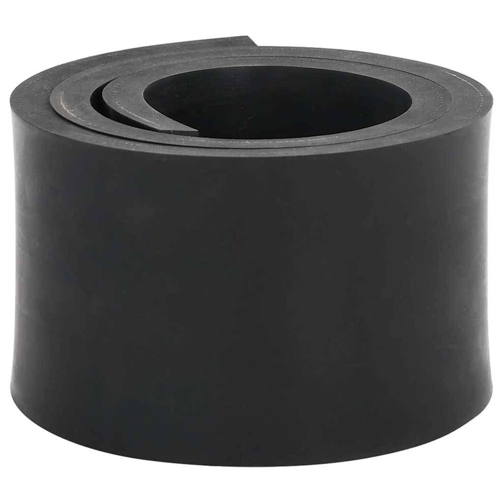 vidaXL Gummileiste für Schneepflug Schwarz 80x10x1 cm