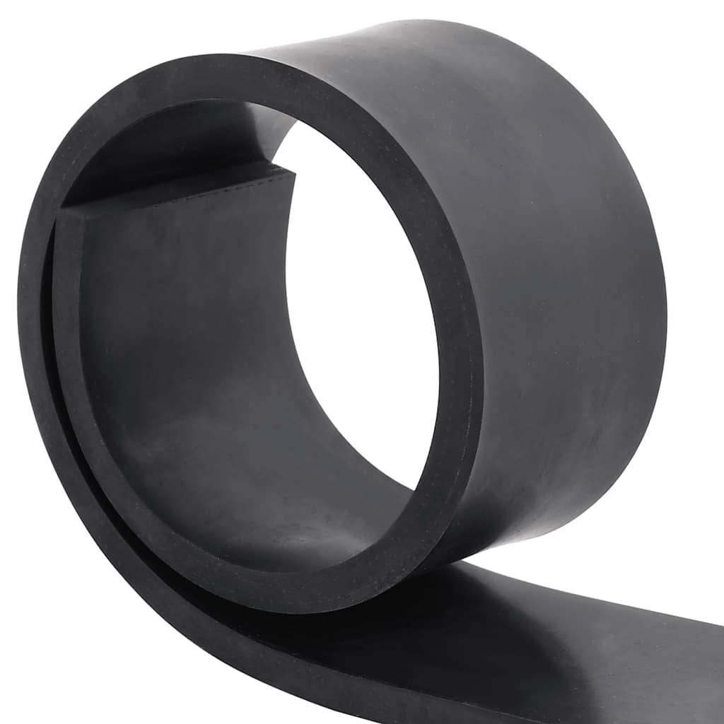 vidaXL Gummileiste für Schneepflug Schwarz 80x10x1 cm
