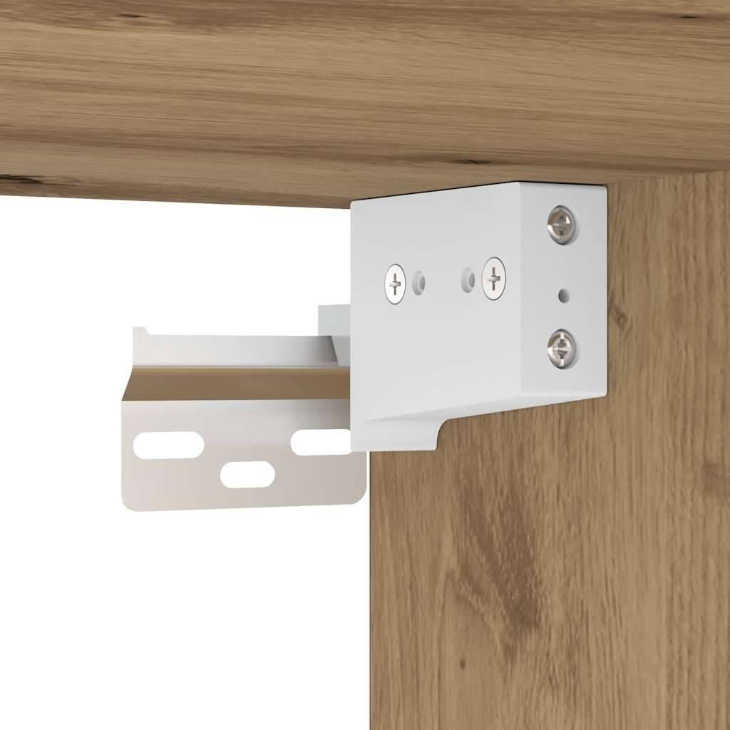 vidaXL Garagen-Wandschrank Artisan-Eiche Holzwerkstoff
