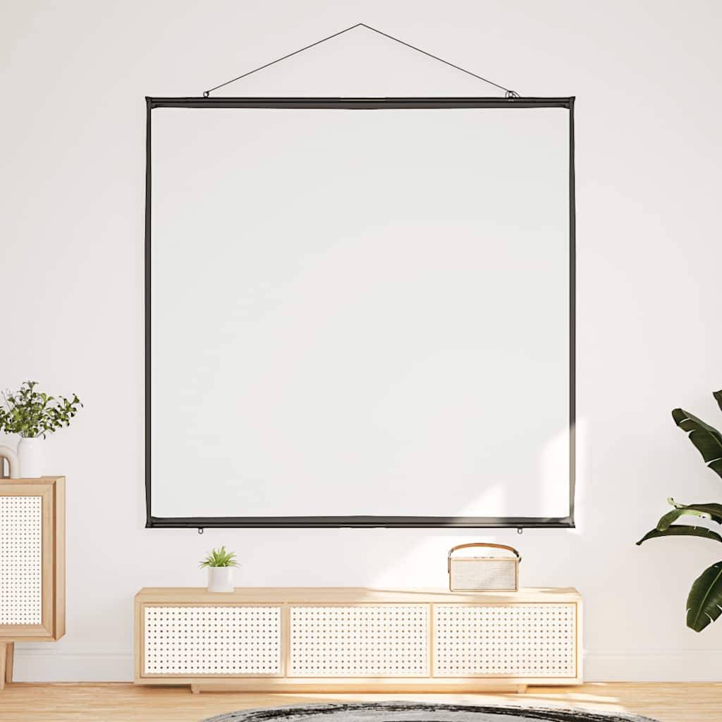 vidaXL Beamer Leinwand Wandhängend 89 Zoll 1:1