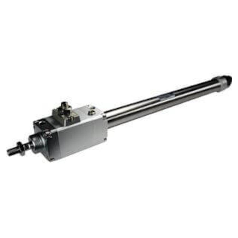 SMC Fine lock-Zylinder CDLM2B20-150-E - doppeltwirkend - mit Magnet - Grundausführung - Klemmen mit Feder - Ø 20 mm - Hub 150 mm