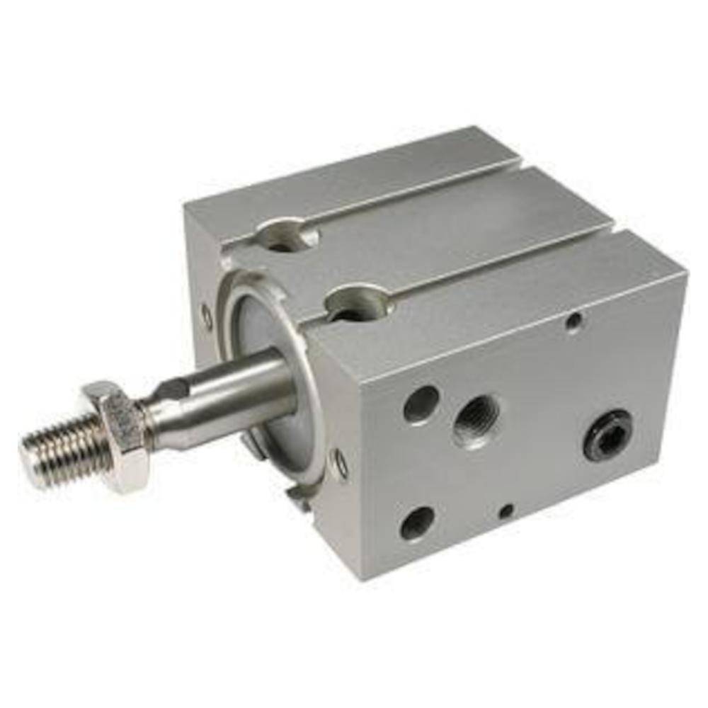 SMC Zylinder für Direktmontage CDU32-15T - einfachwirkend - Federkraft ausgefahren - elastische Dämpfung - mit Magnet - Kolben-Ø 32 mm - Hub 15 mm