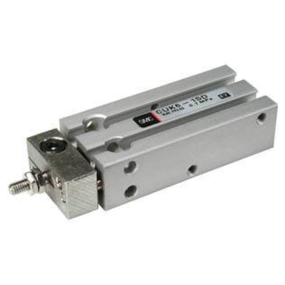 SMC Zylinder für Direktmontage CDUK20-20D - doppeltwirkend - einseitige verdrehgesicherte Kolbenstange - elastische Dämpfung - mit Magnet - Kolben-