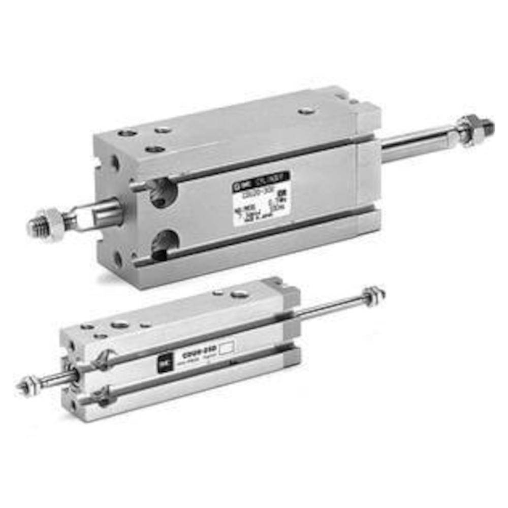 SMC Zylinder für Direktmontage CDUW32TF-10D - doppeltwirkend - durchgehende Kolbenstange - elastische Dämpfung - mit Magnet - Kolben-Ø 32 mm - Hub