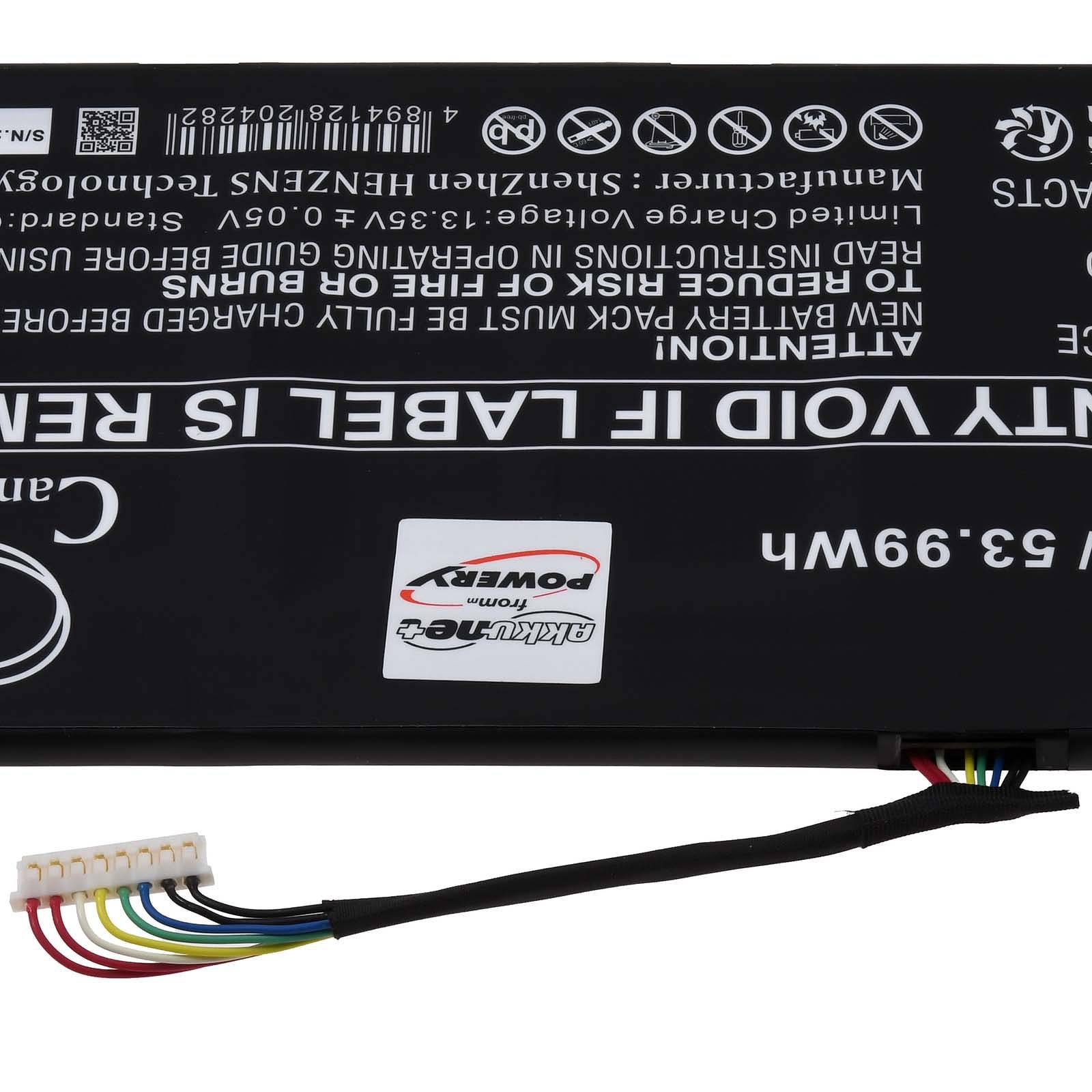 Powery Akku für Acer Chromebook Spin 514 CP514-1W-R1LV Chromebook 317 CB317-1H-P878 Laptop, 11,61V, Li-Ion