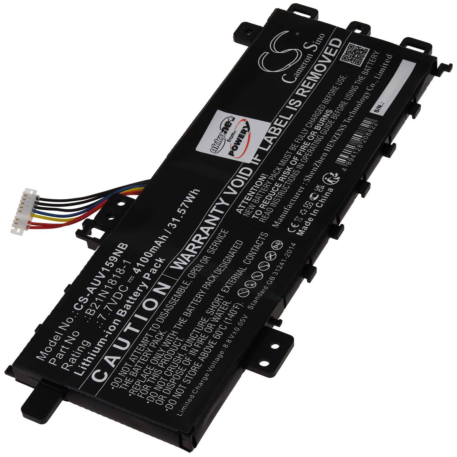 Powery Akku für Asus ExpertBook P1 P1510CJA Laptop, 7,7V, Li-Polymer