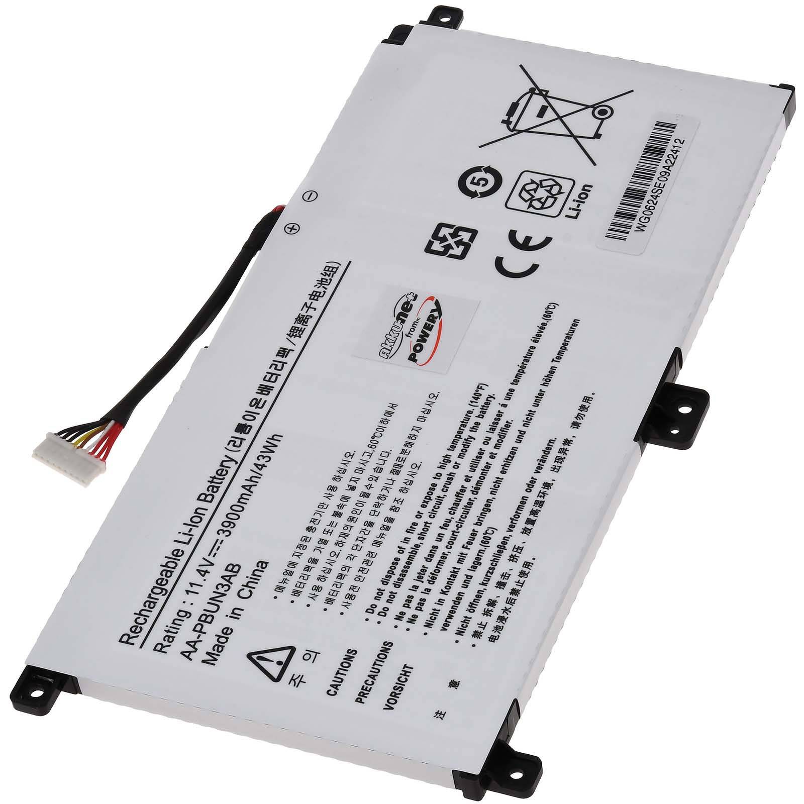Powery Akku für Samsung NT501R5L-L16/C Laptop, 11,4V, Li-Polymer