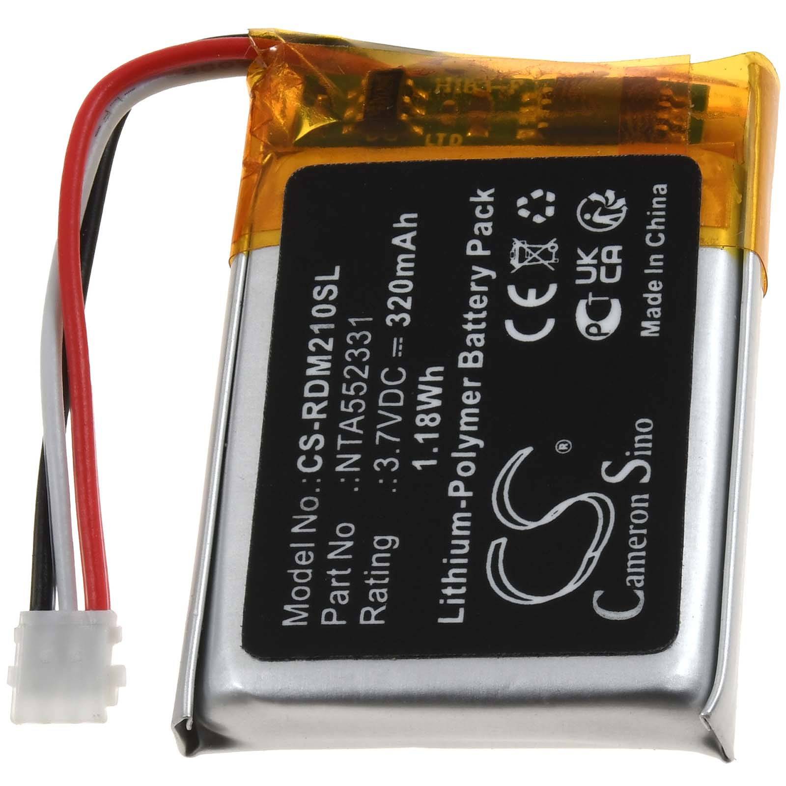 Powery Akku für Rode kompatibel mit Rode Typ NTA552331, 3,7V, Li-Polymer