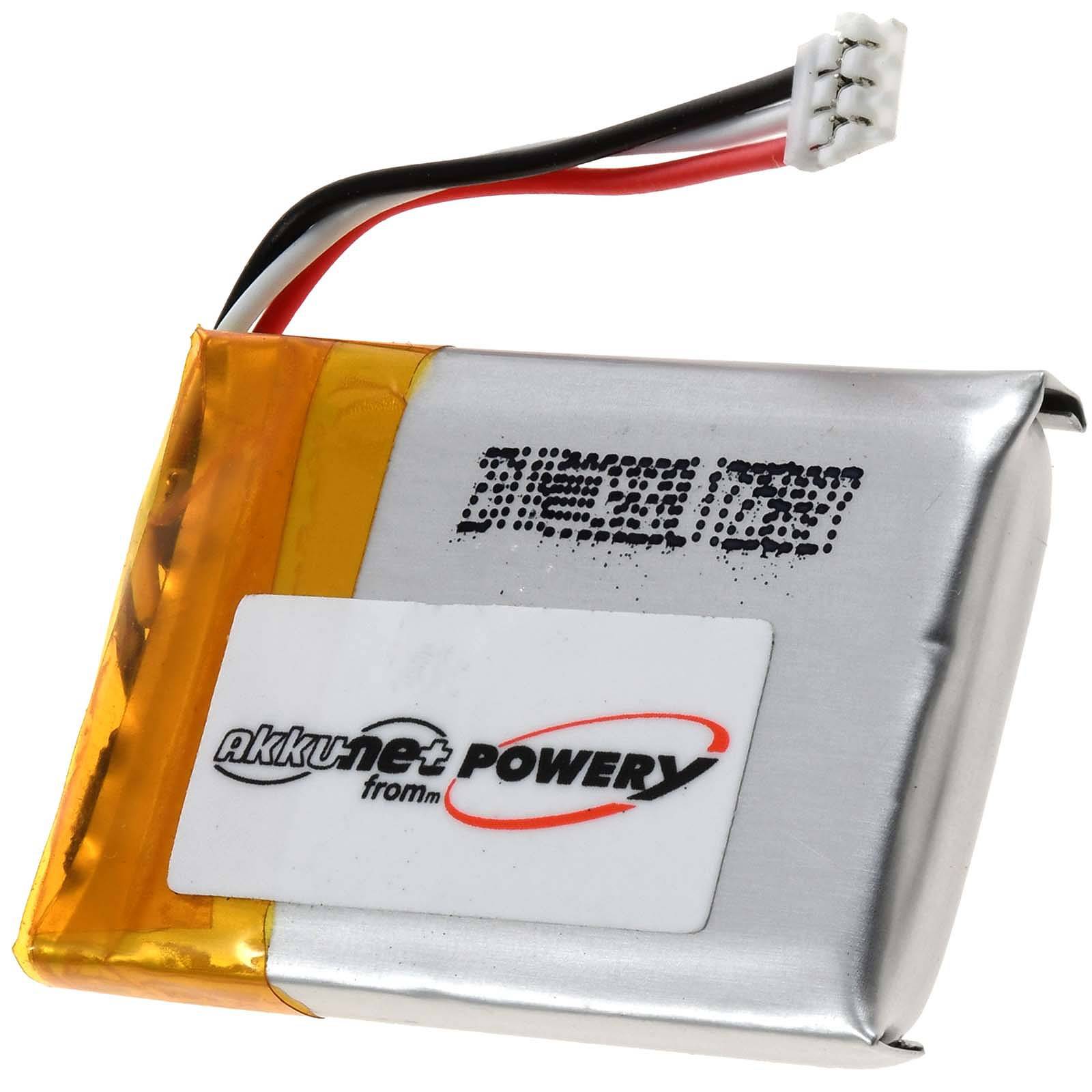 Powery Akku für Rode kompatibel mit Rode Typ 0442-0053-01, 3,7V, Li-Polymer