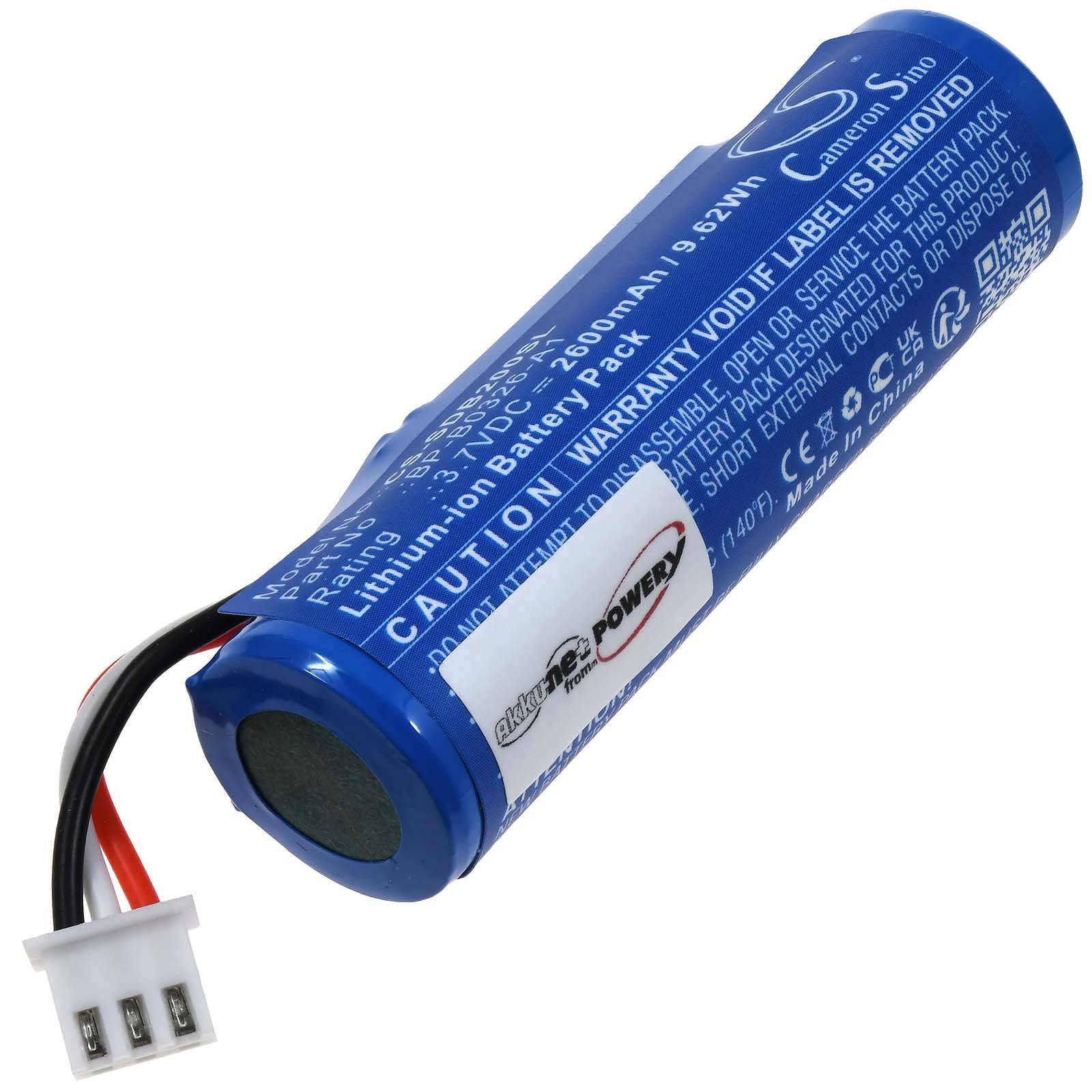 Powery Akku kompatibel mit Seiko Typ BP-B0326-A1, 3,7V, Li-Ion