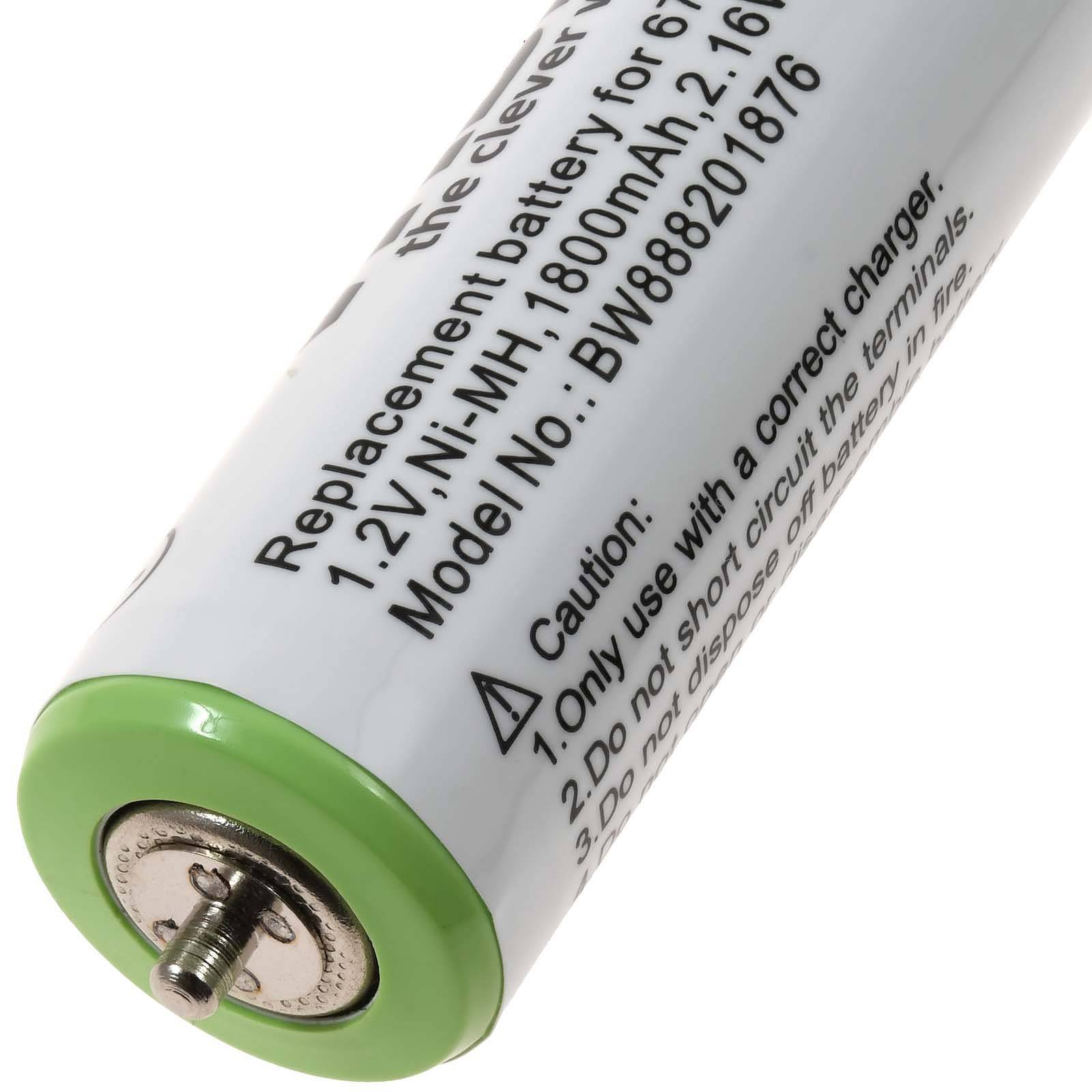 Powery Akku kompatibel mit Braun 65743705, 1,2V, NiMH